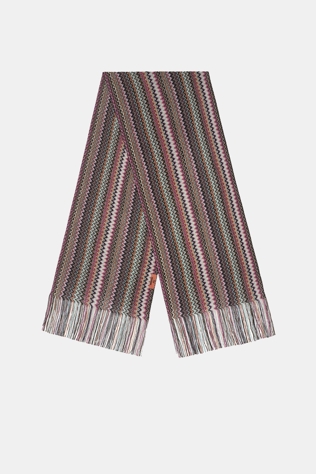 MISSONI SCIARPA-MAGLIA JERSEY MULTICOLOR / UNICA Sciarpa con frange Missoni SC35VMDA229