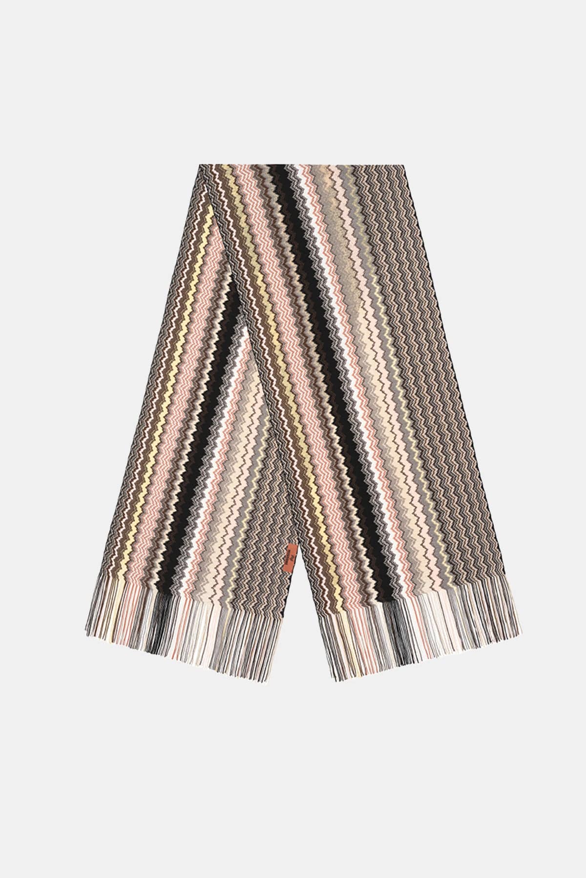 MISSONI SCIARPA-MAGLIA JERSEY MULTICOLOR / UNICA Sciarpa Missoni con frange donna SC35WMDA225