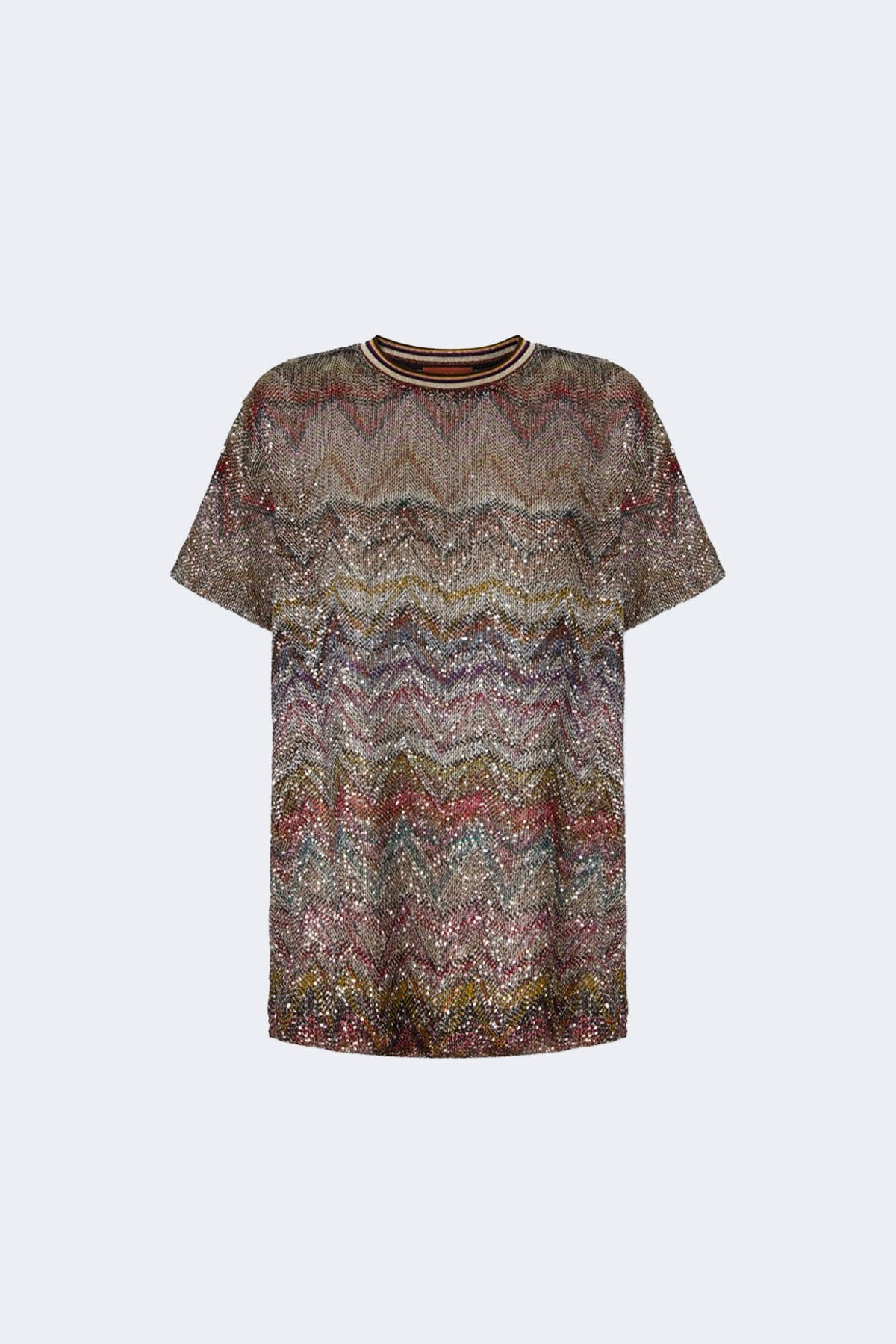 MISSONI T'SHIRT  MULTICOLOR / XS T-Shirt in maglia Missoni Caperdoni  DS25WL04