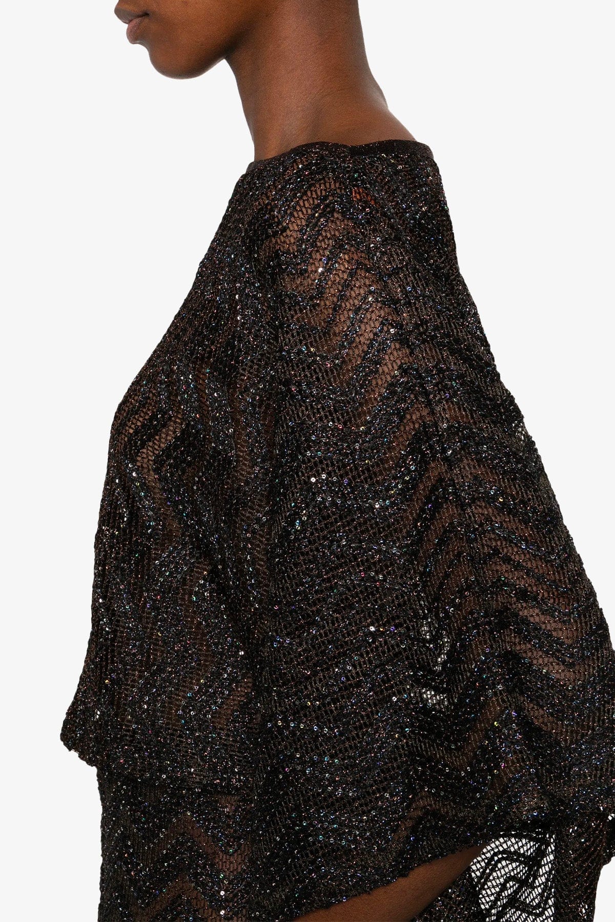 MISSONI TOP-CANOTTIERA IN TES.  Blusa over donna Missoni MS26SK06