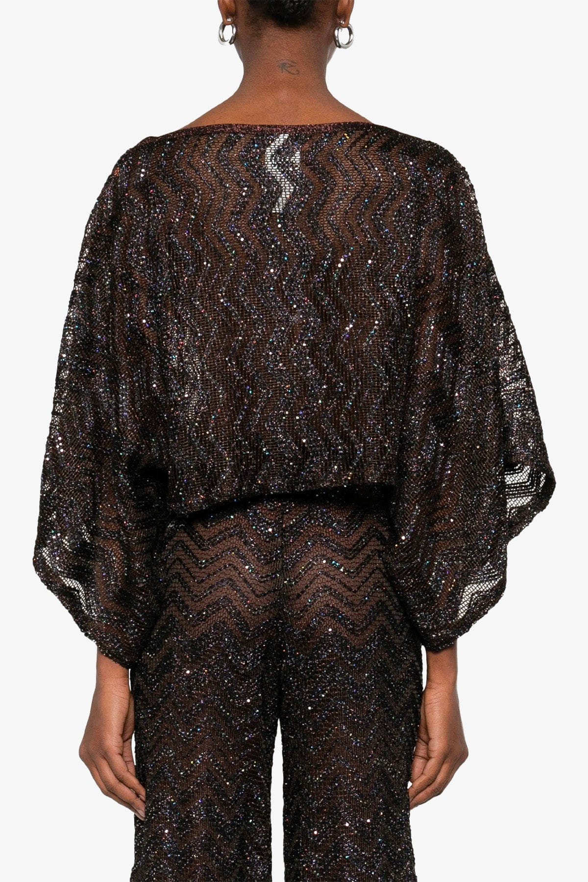 MISSONI TOP-CANOTTIERA IN TES.  Blusa over donna Missoni MS26SK06