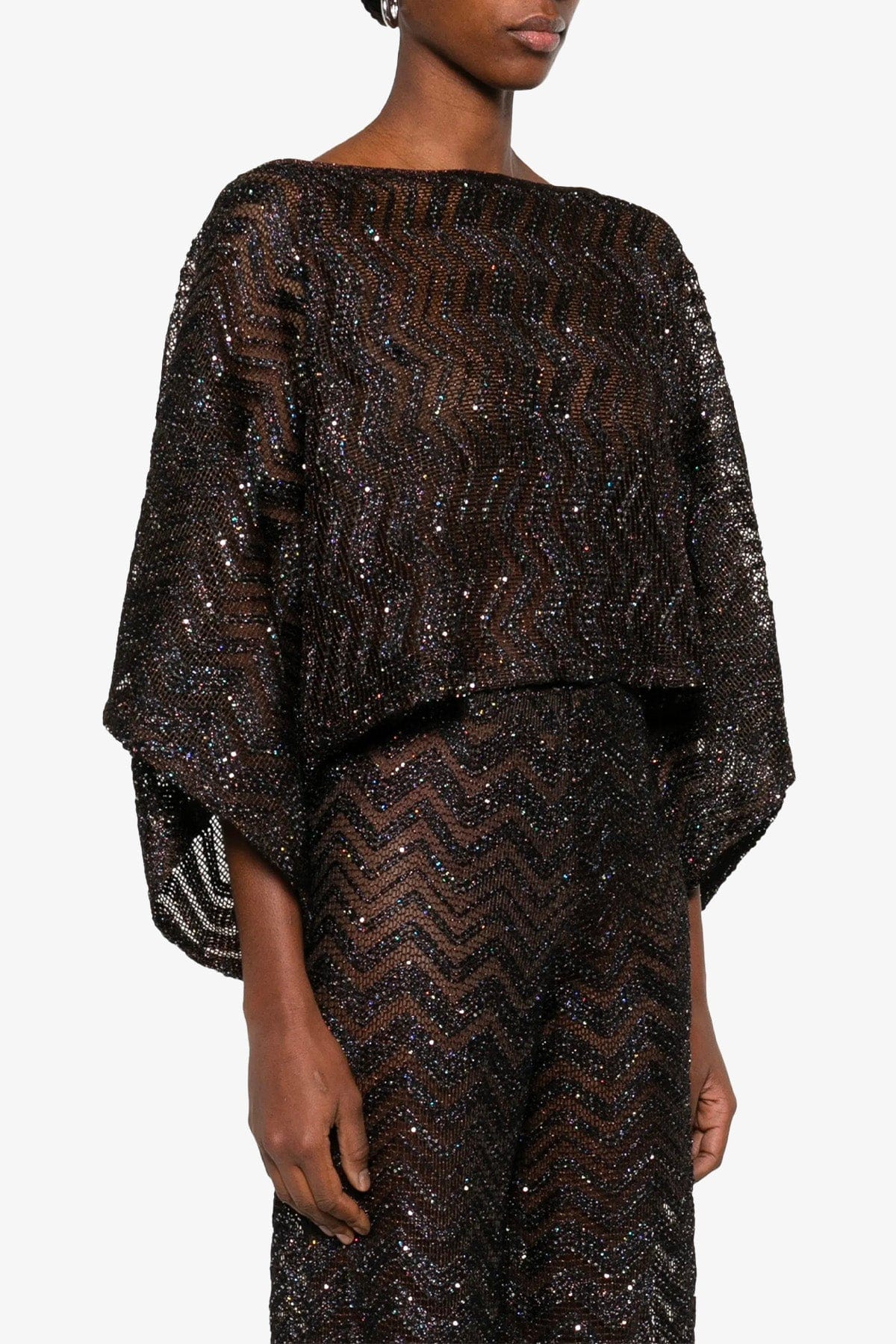 MISSONI TOP-CANOTTIERA IN TES.  Blusa over donna Missoni MS26SK06