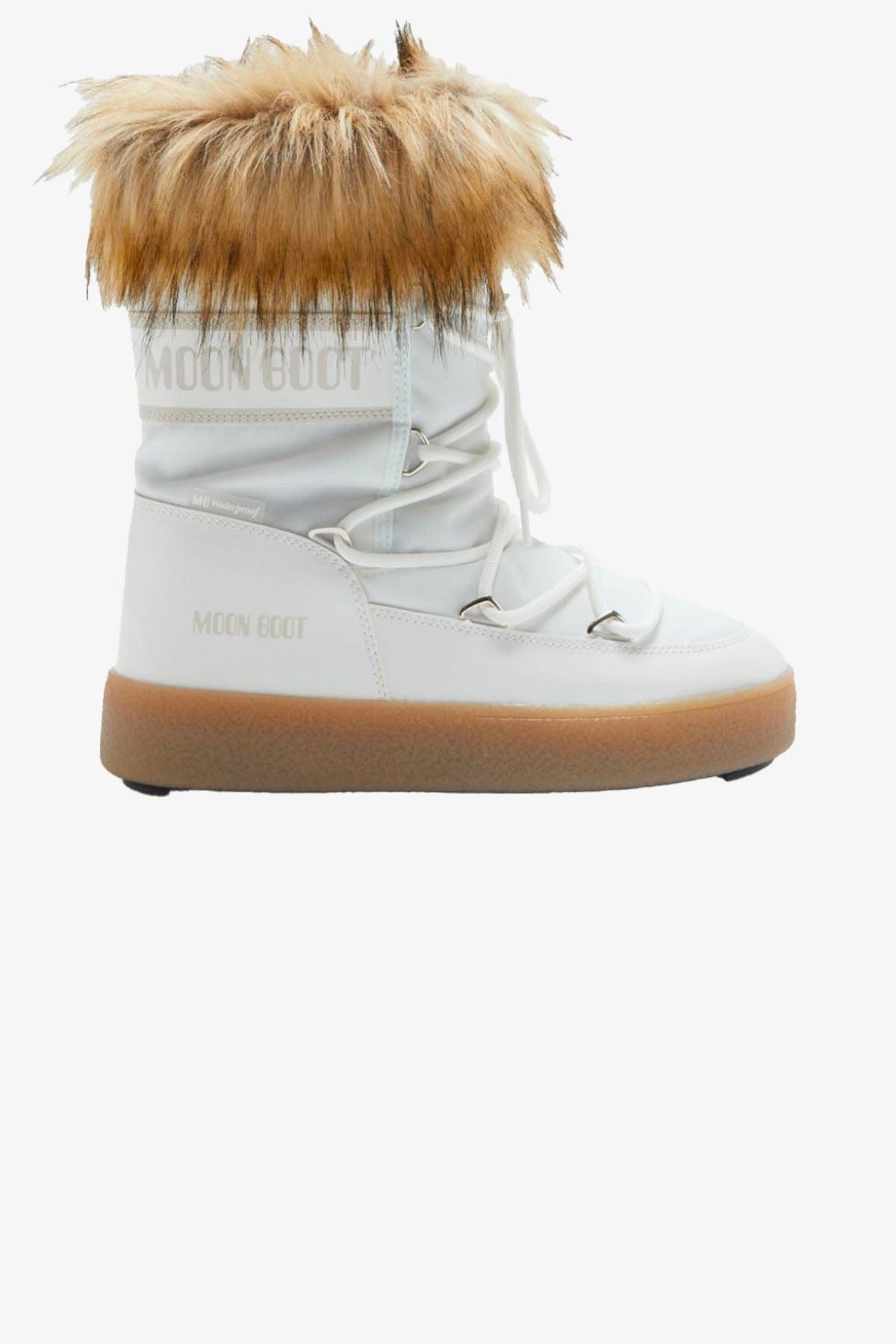 MOON BOOT CALZATURE  BIANCO / 35 Moon Boot bianchi faux fur stivaletto