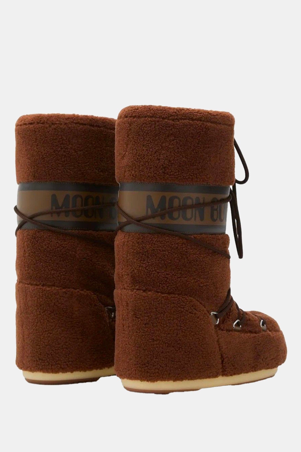 MOON BOOT CALZATURE  MARRONE / 35-38 Icon fleece brown Moon Boot
