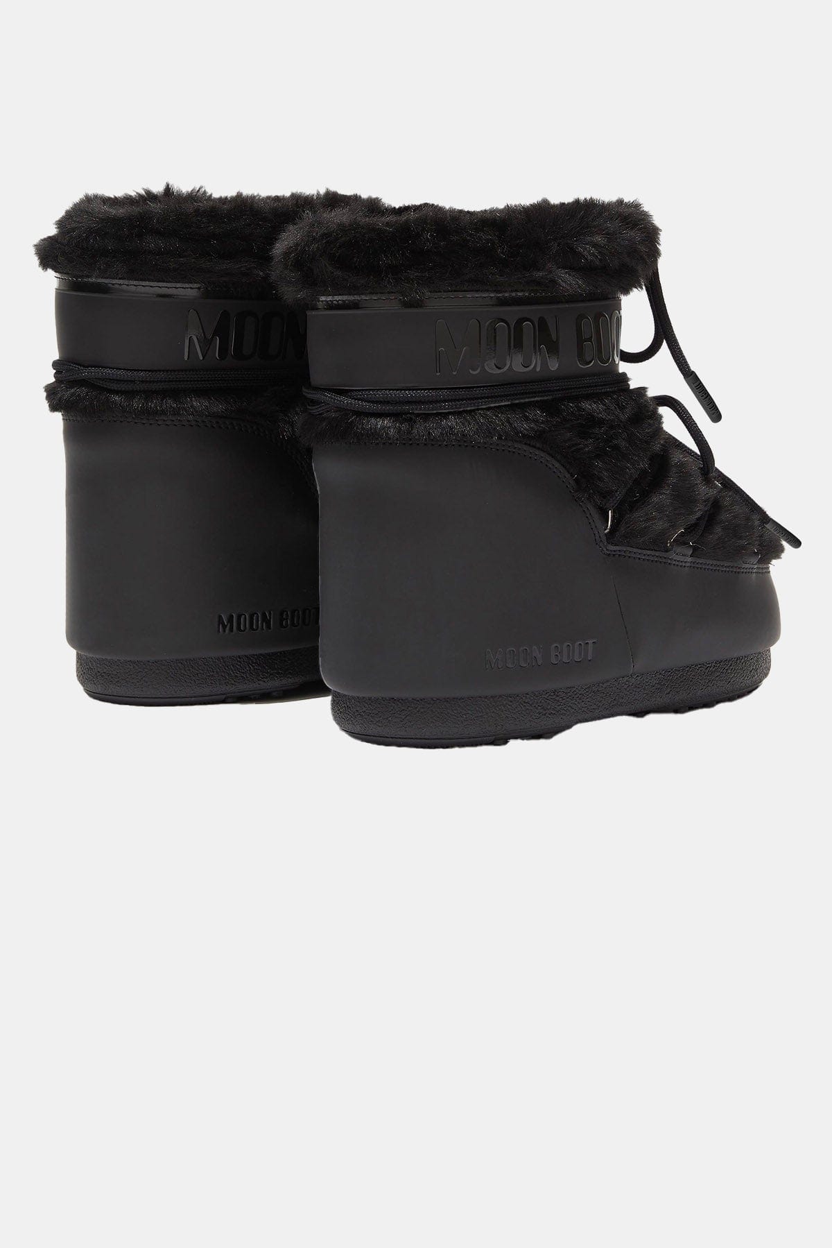 MOON BOOT CALZATURE  Icon low faux fur black Moon Boot