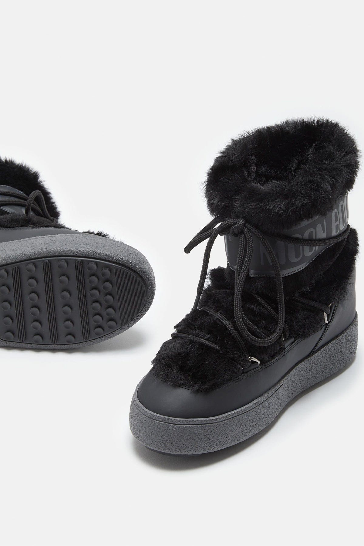 MOON BOOT CALZATURE  NERO / 35 Moon Boot Bassi Donna Faux Fur