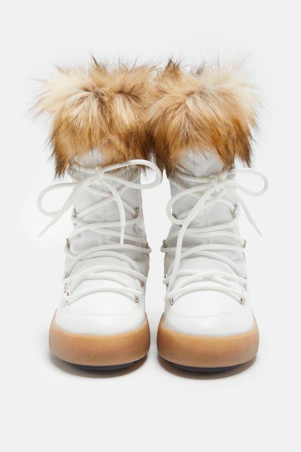 MOON BOOT CALZATURE  Moon Boot bianchi faux fur stivaletto