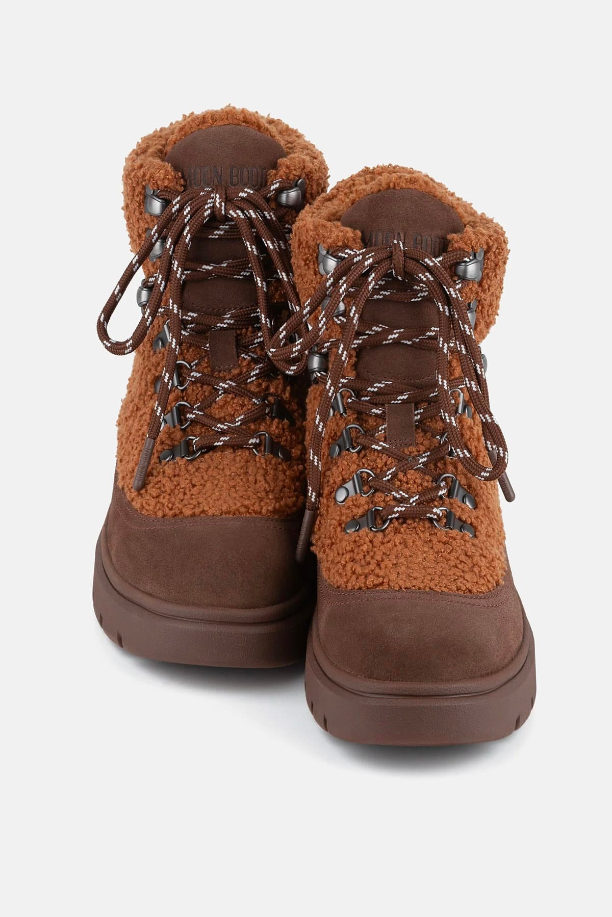 MOON BOOT CALZATURE  CACAO-COGNAC / 35 Moon Boot Combat low fleece Cocoa /Cognac