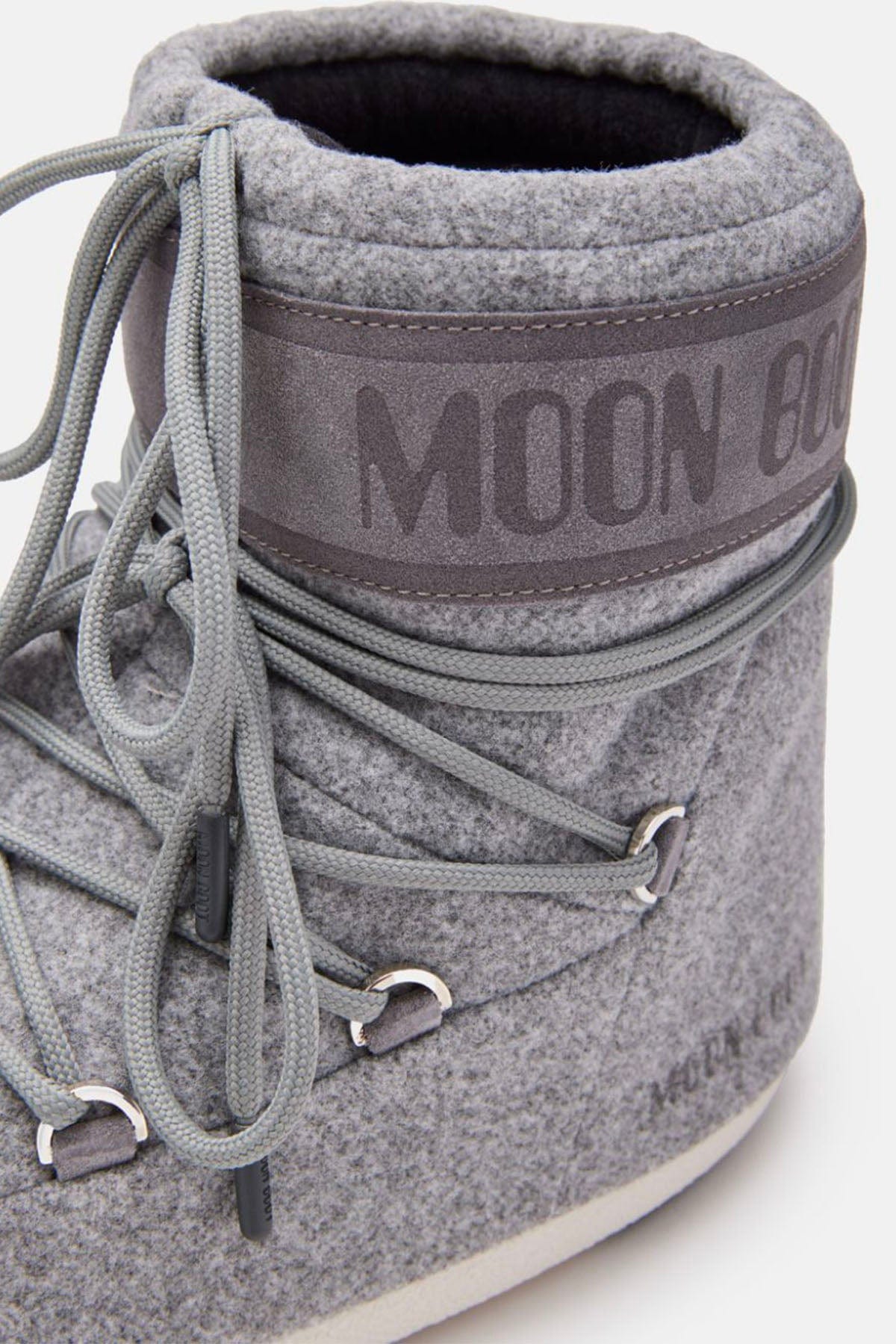 MOON BOOT CALZATURE  Moon Boot icon low felt grigi