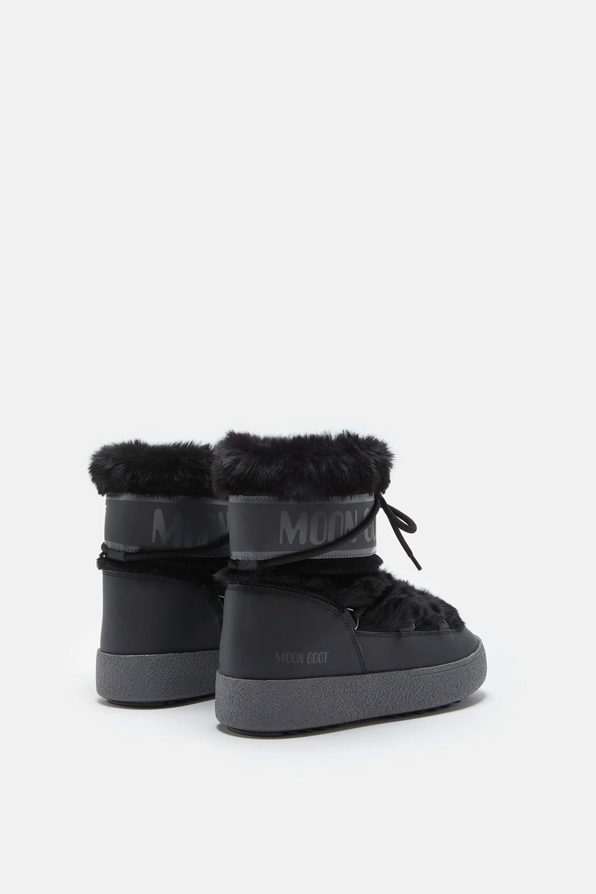 MOON BOOT CALZATURE  Moon Boot ltrack faux fur nero basso