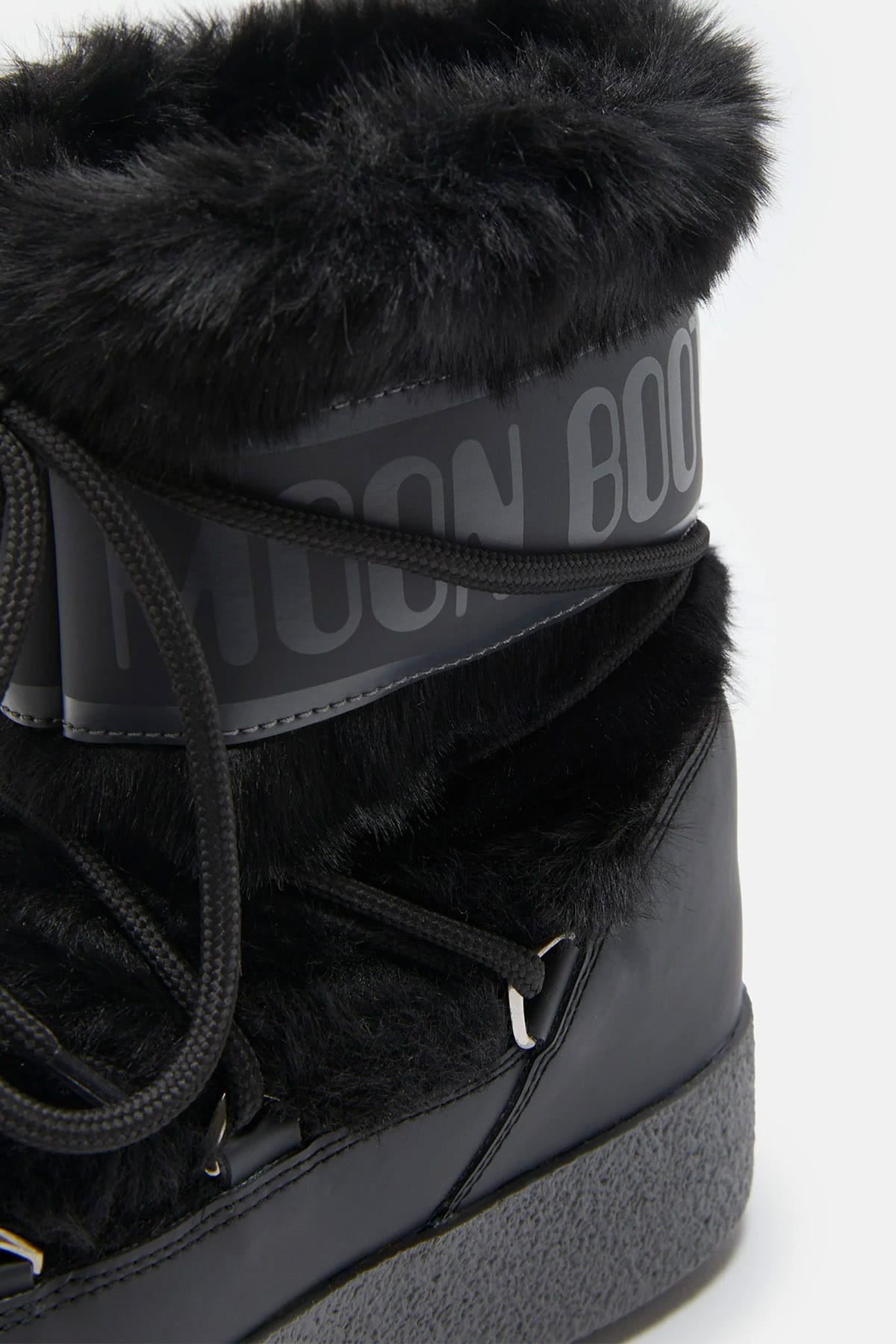 MOON BOOT CALZATURE  Moon Boot ltrack faux fur nero basso
