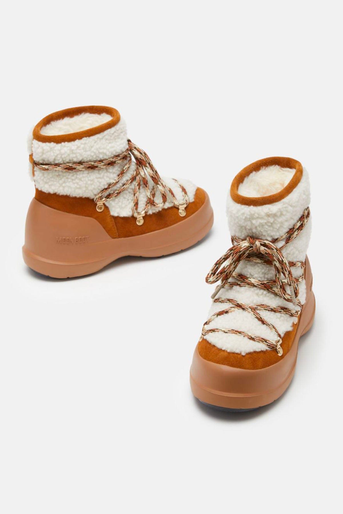 MOON BOOT CALZATURE  WHISKY-OFF WHITE / 35 Moon Boot Luna Boot Shearling