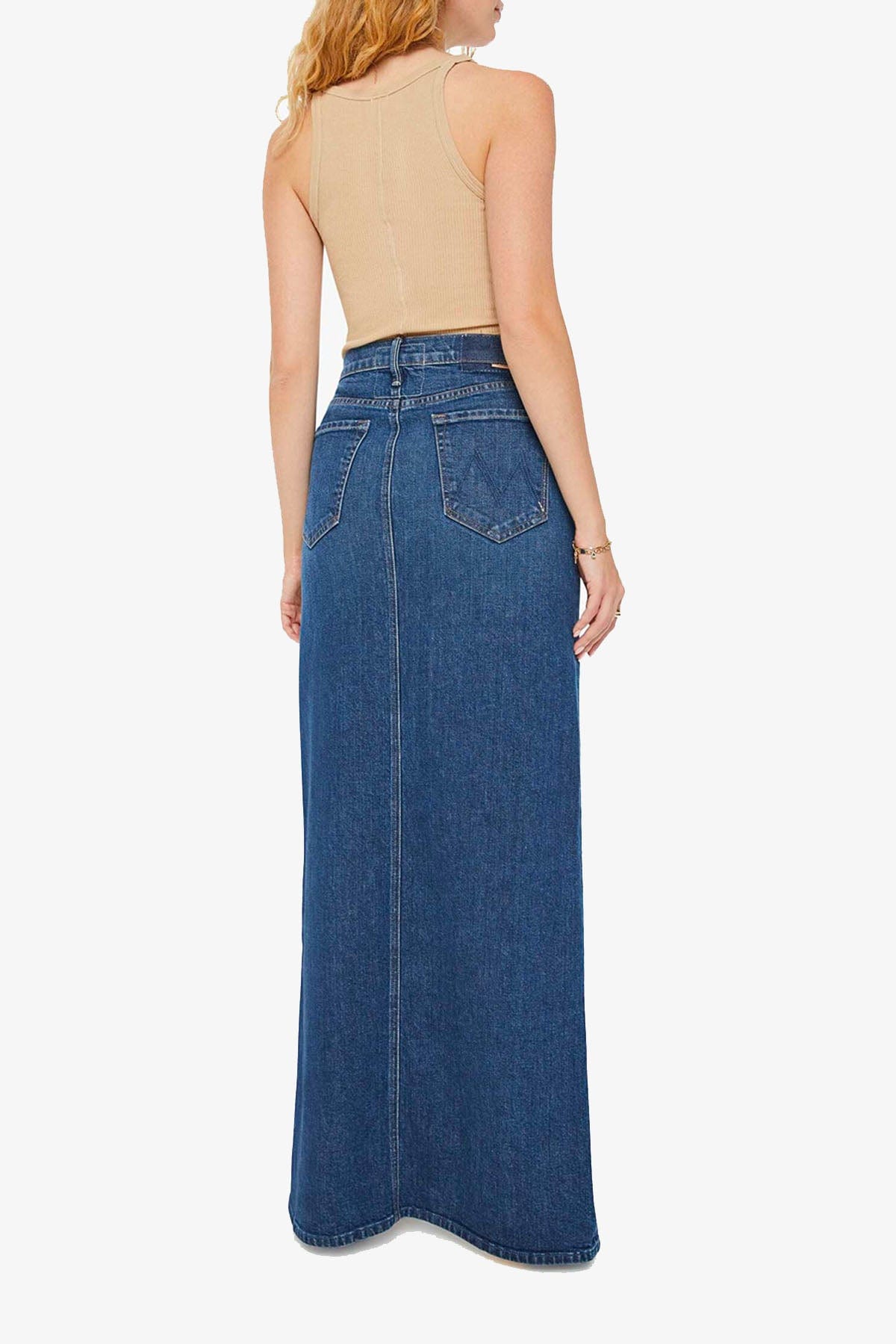 MOTHER GONNA  The Bombshell Maxi Gonna Lunga Jeans Mother