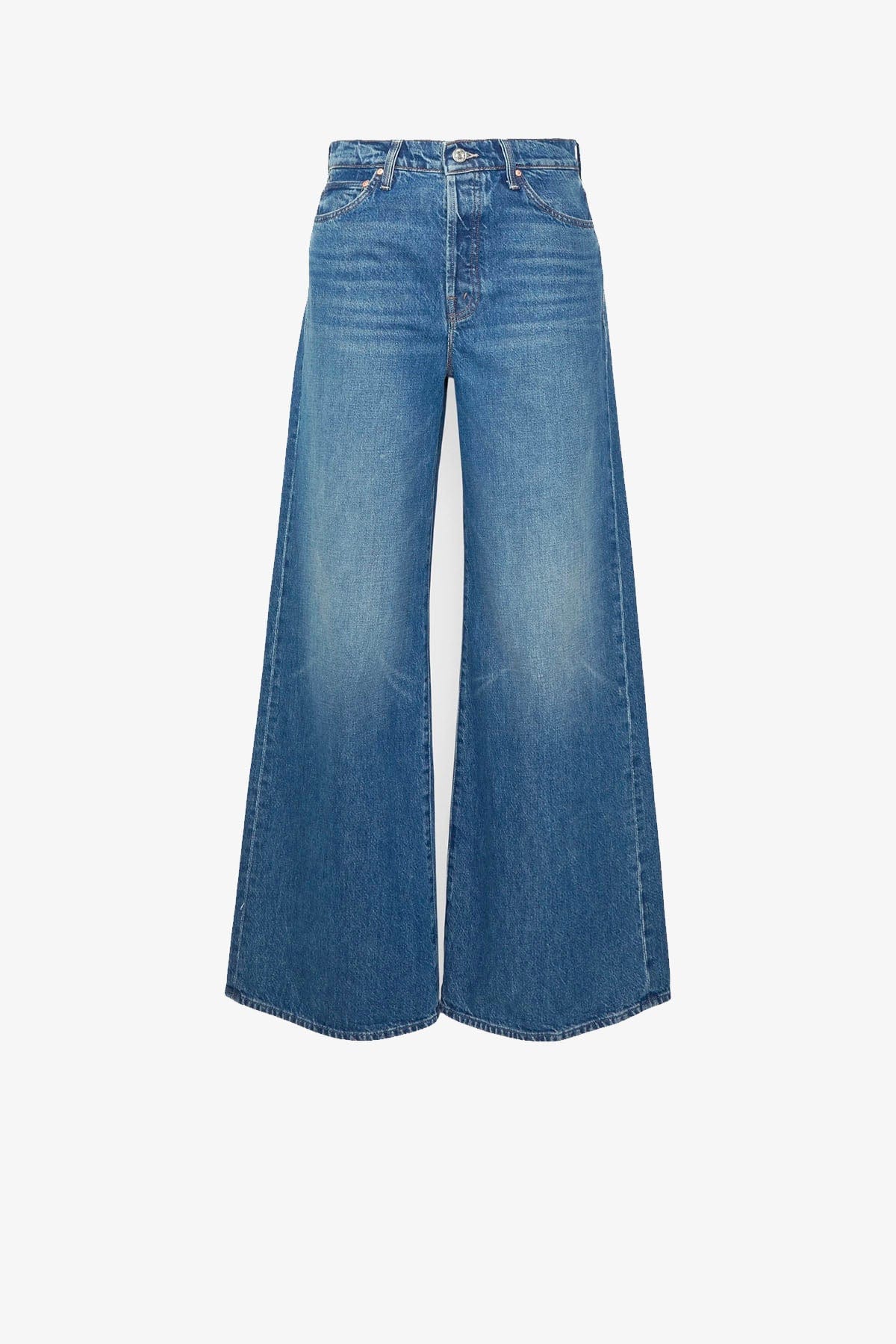 MOTHER PANTALONE IN DENIM  BLUE JEANS / 23 The Ditcher Roller Sneak Mother