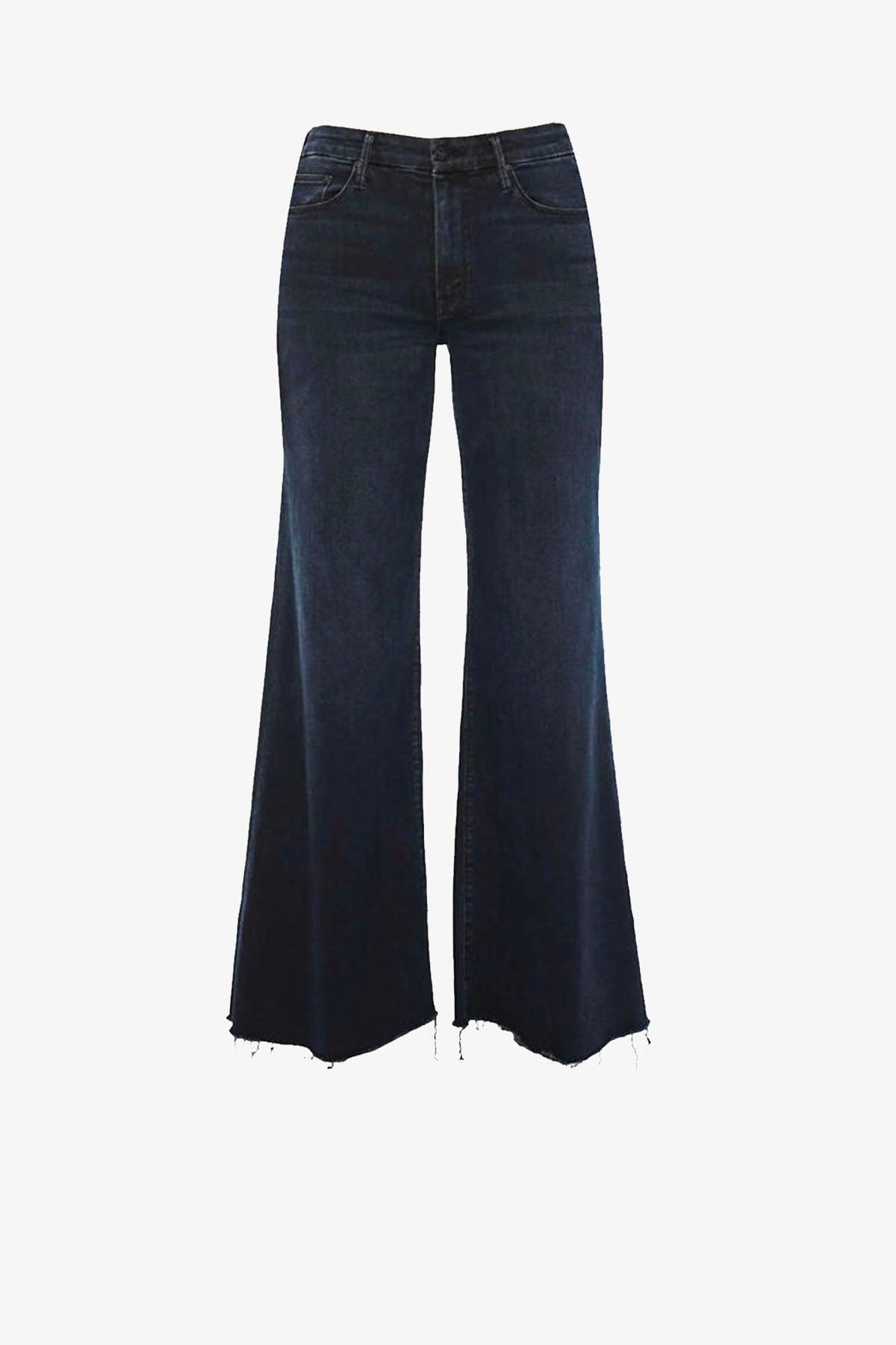 MOTHER PANTALONE IN DENIM  BLUE JEANS / 23 The Roller Fray Jeans Donna Mother