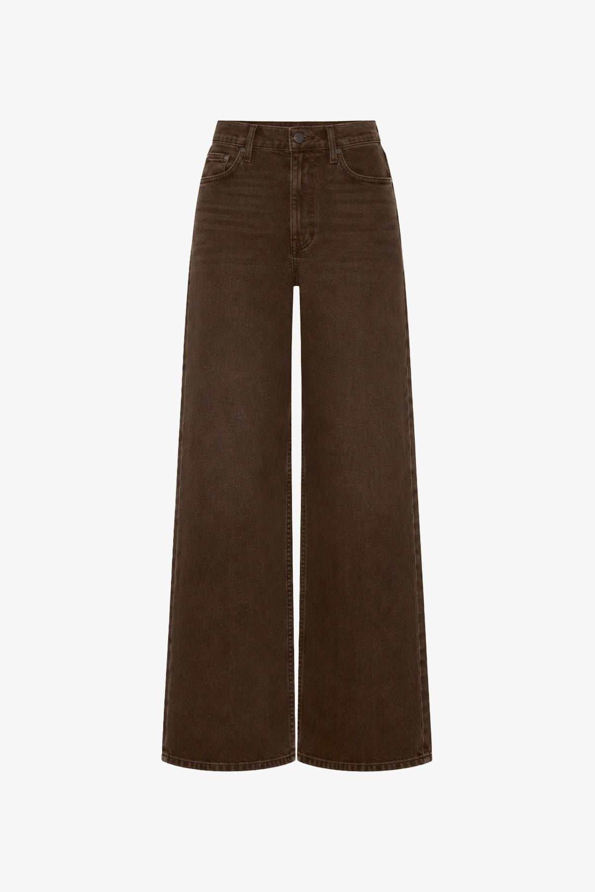 MOTHER PANTALONE IN DENIM  CHOCOLATE BROWN / 23 The undercover sneak jeans donna Mother