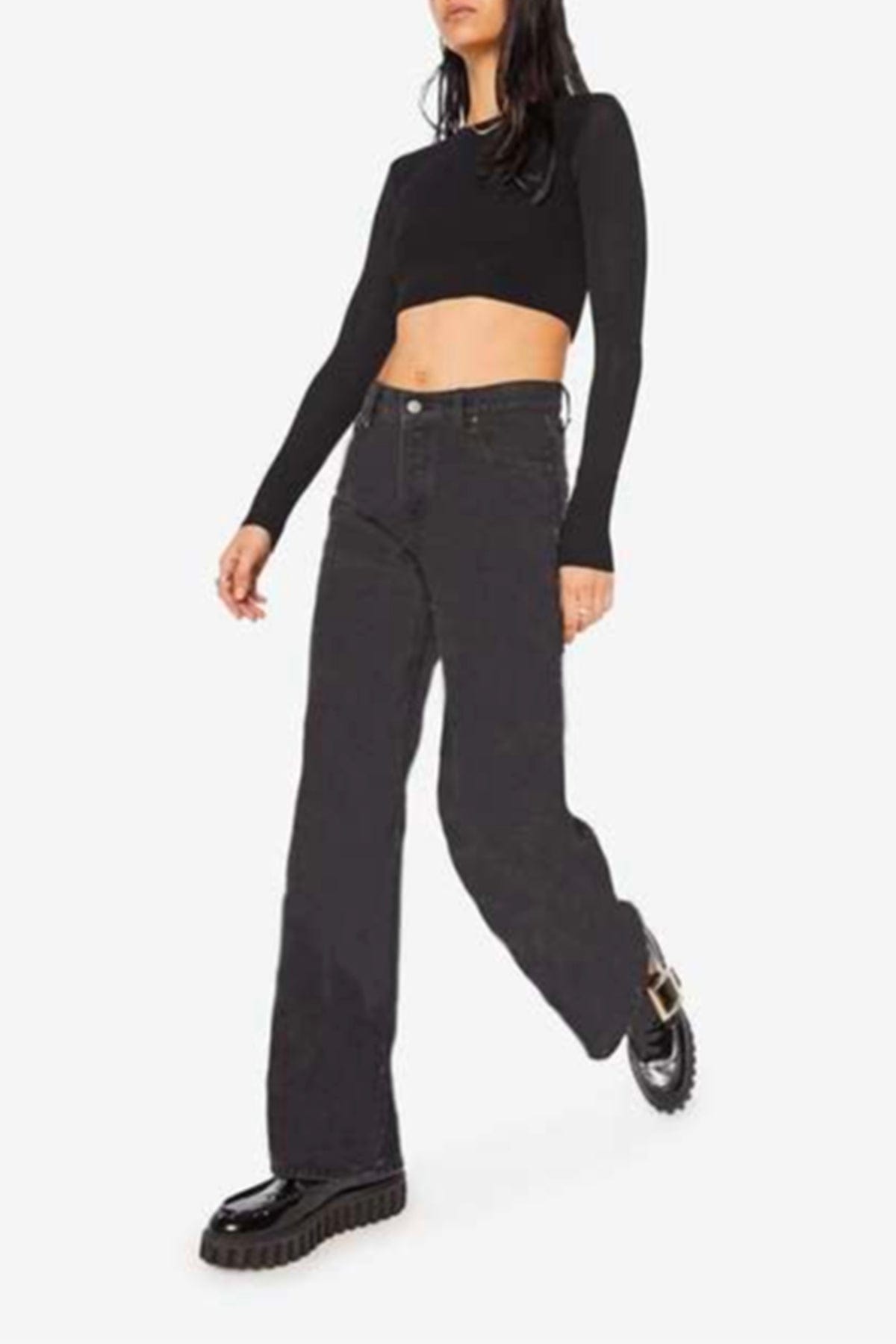 MOTHER PANTALONE IN DENIM  COLORE SYS / 23 Jeans mother donna The smoothie sneak