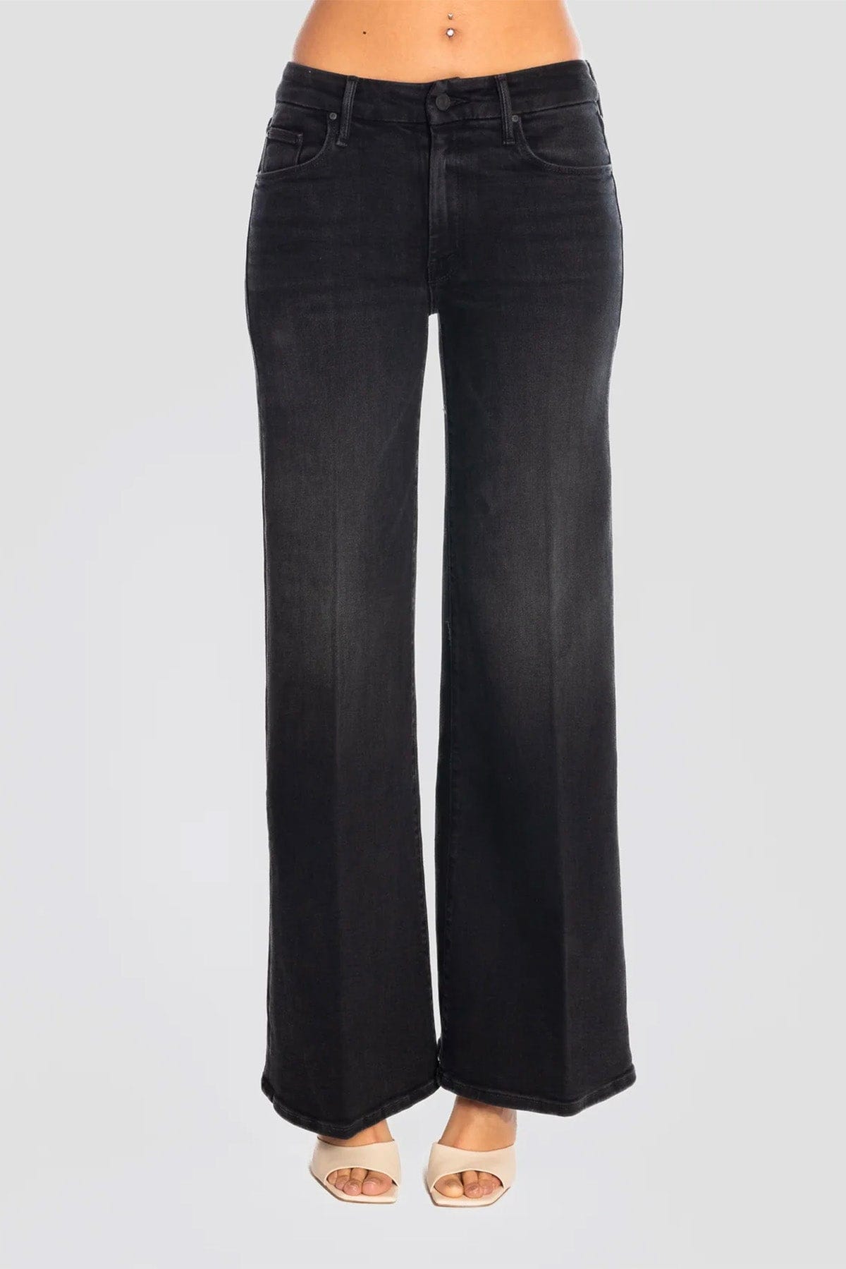 MOTHER PANTALONE IN DENIM  Denim donna Mother 10415-1611 The roller sneak