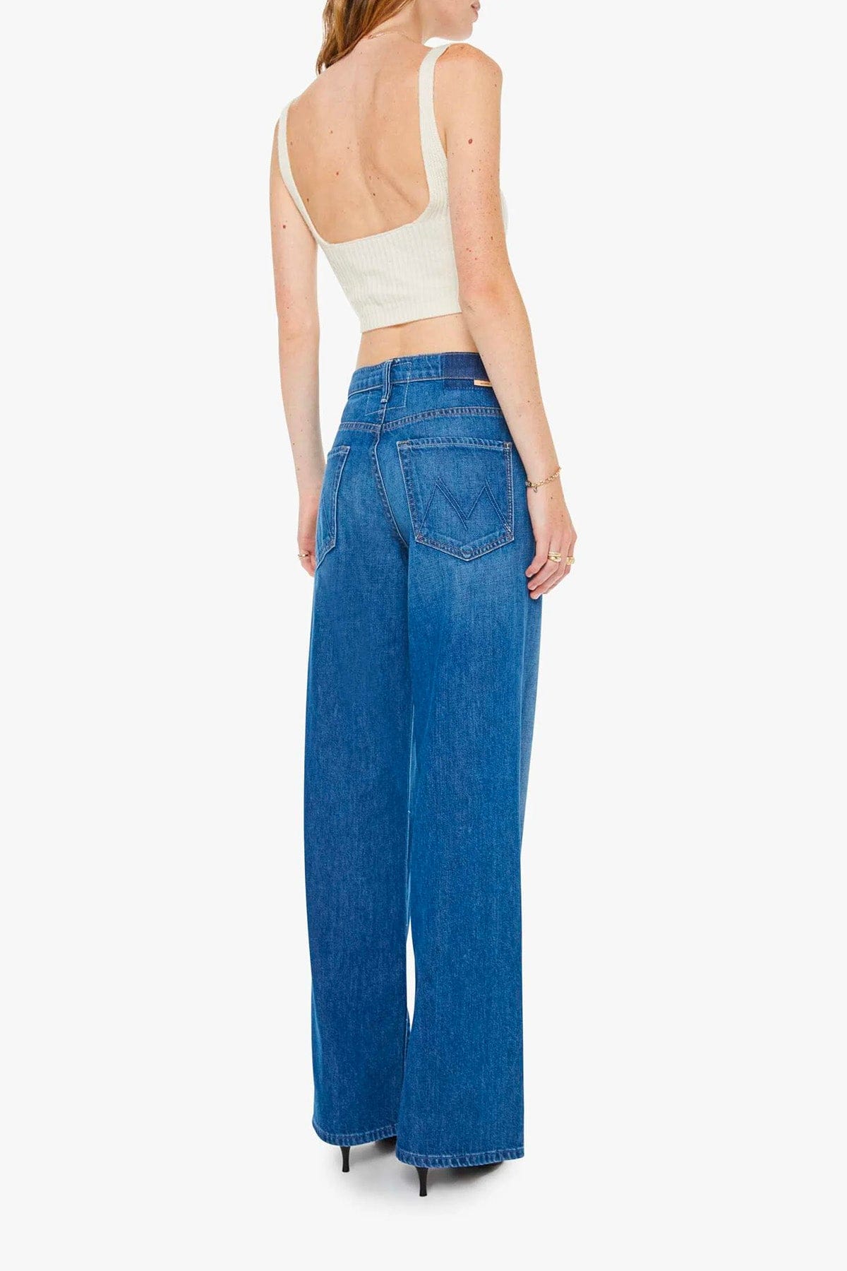 MOTHER PANTALONE IN DENIM  JEANS MEDIO / 23 Jeans donna 12198-1230 Mother The mid rise maven skimp