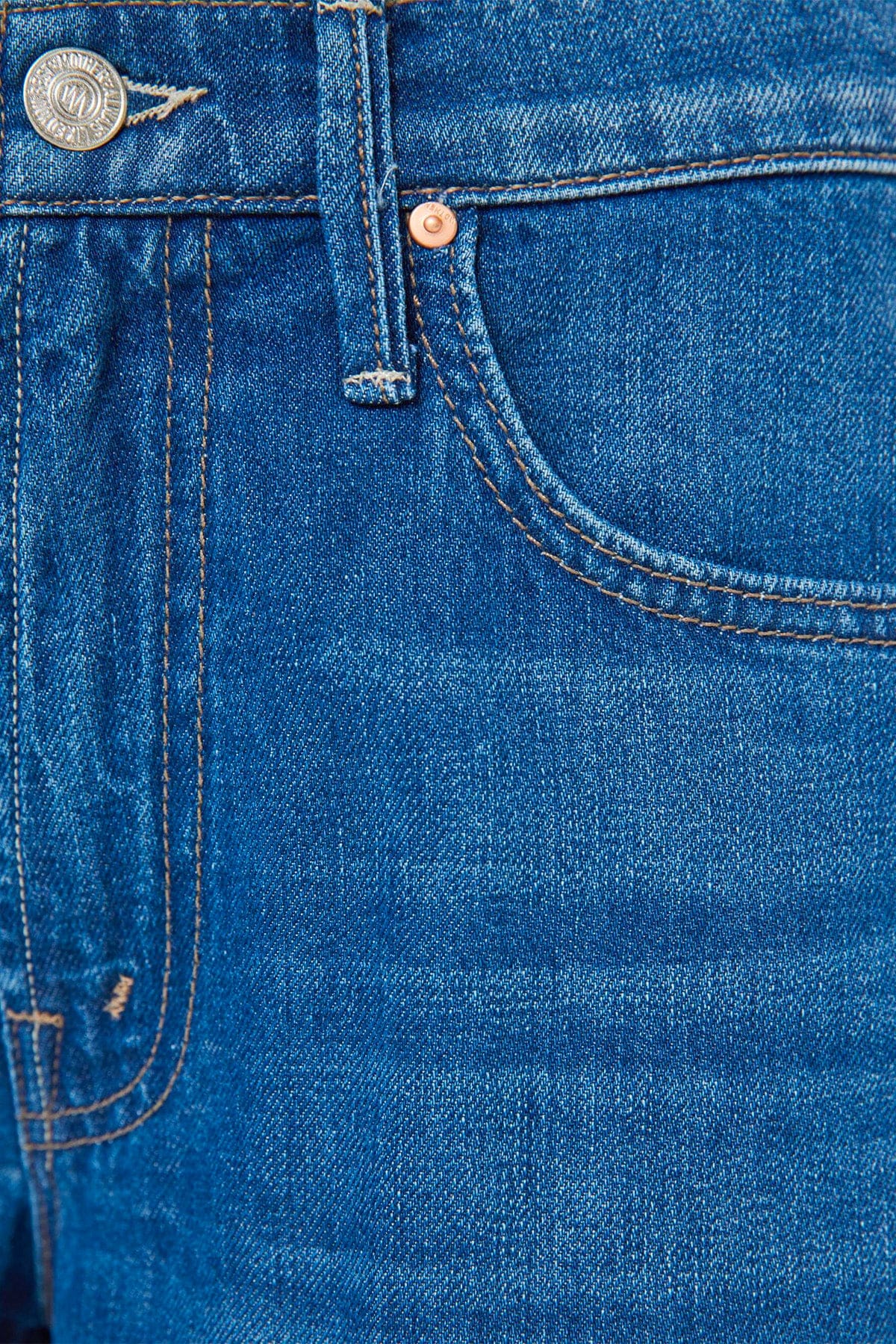 MOTHER PANTALONE IN DENIM  Jeans donna 12198-1230 Mother The mid rise maven skimp