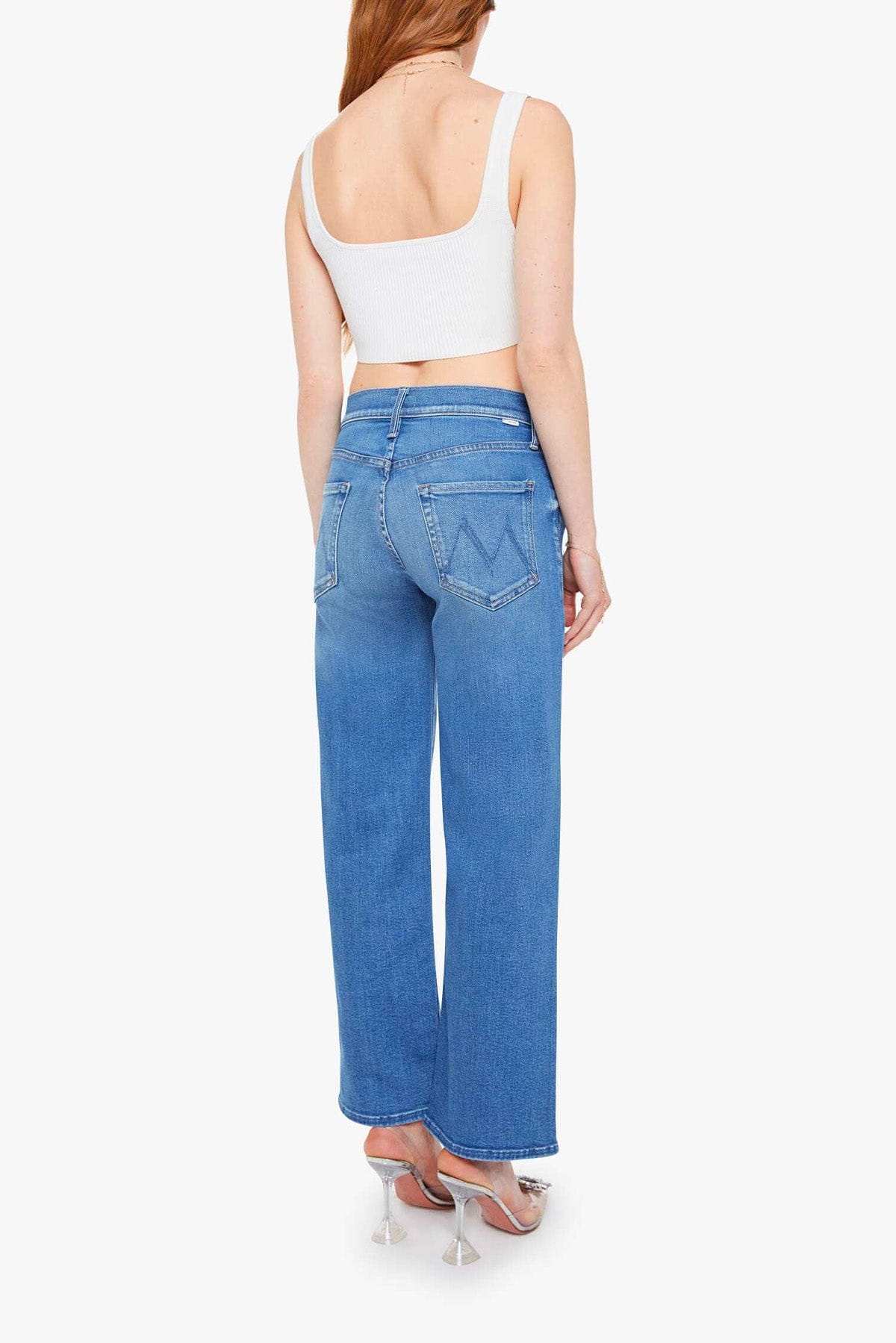 MOTHER PANTALONE IN DENIM  Jeans donna Mother 10757-1297 The mid rise rambler zip ankle