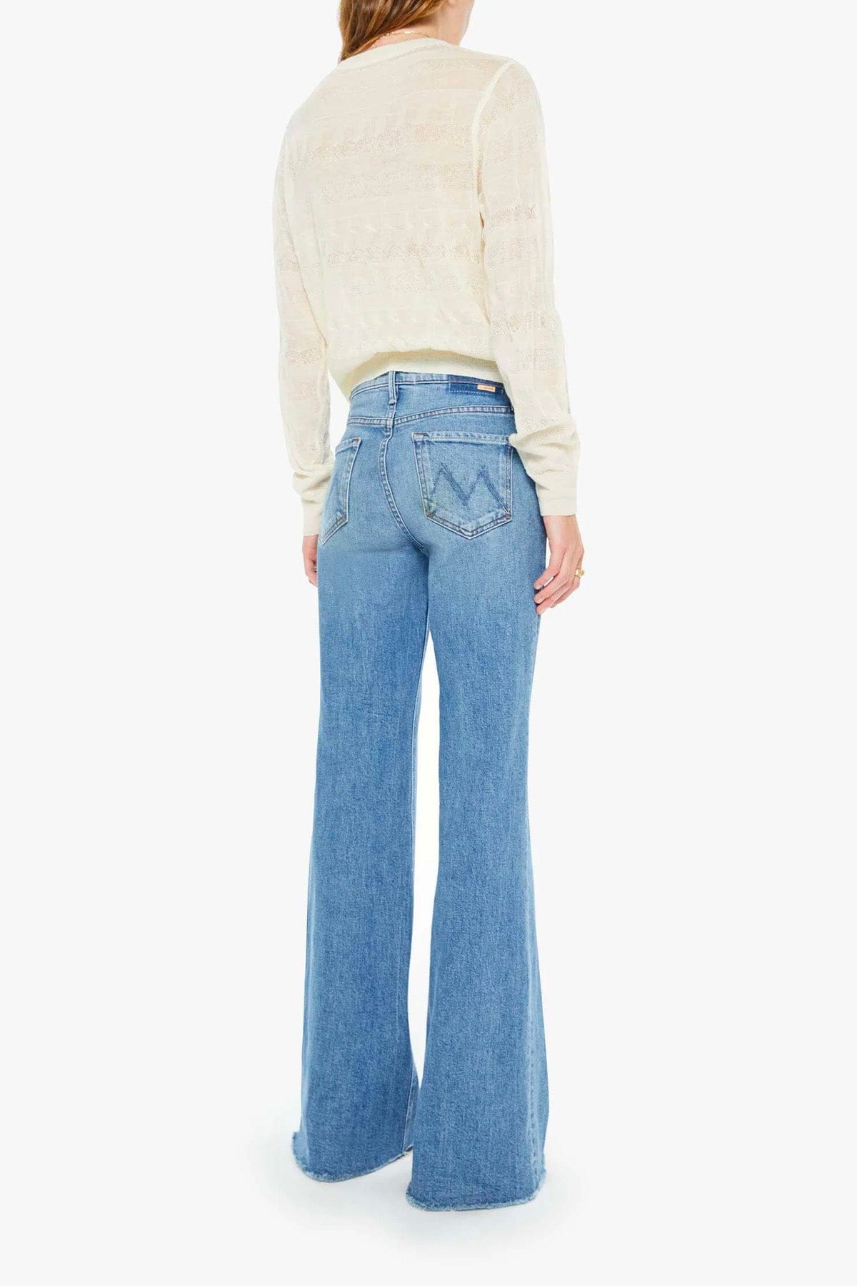 MOTHER PANTALONE IN DENIM  Jeans Mother 10085-259 The doozy fray (superior)
