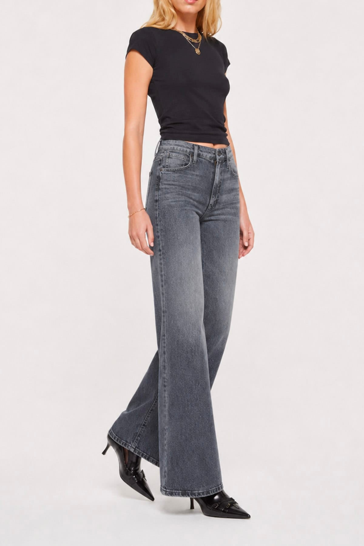 MOTHER PANTALONE IN DENIM  The hustler roller sneak jeans donna Mother