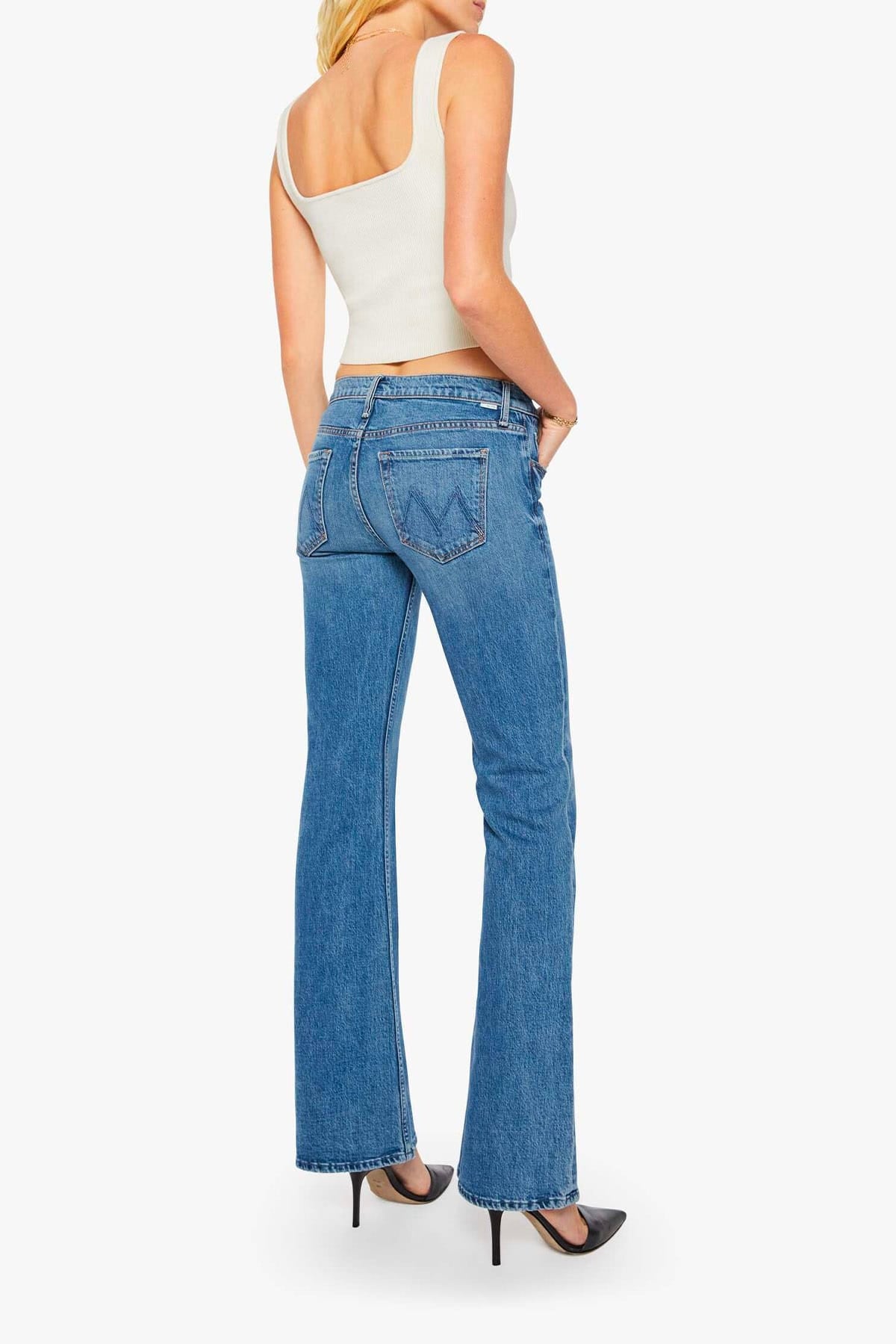 MOTHER PANTALONE IN DENIM  The jinx heel jeans donna Mother