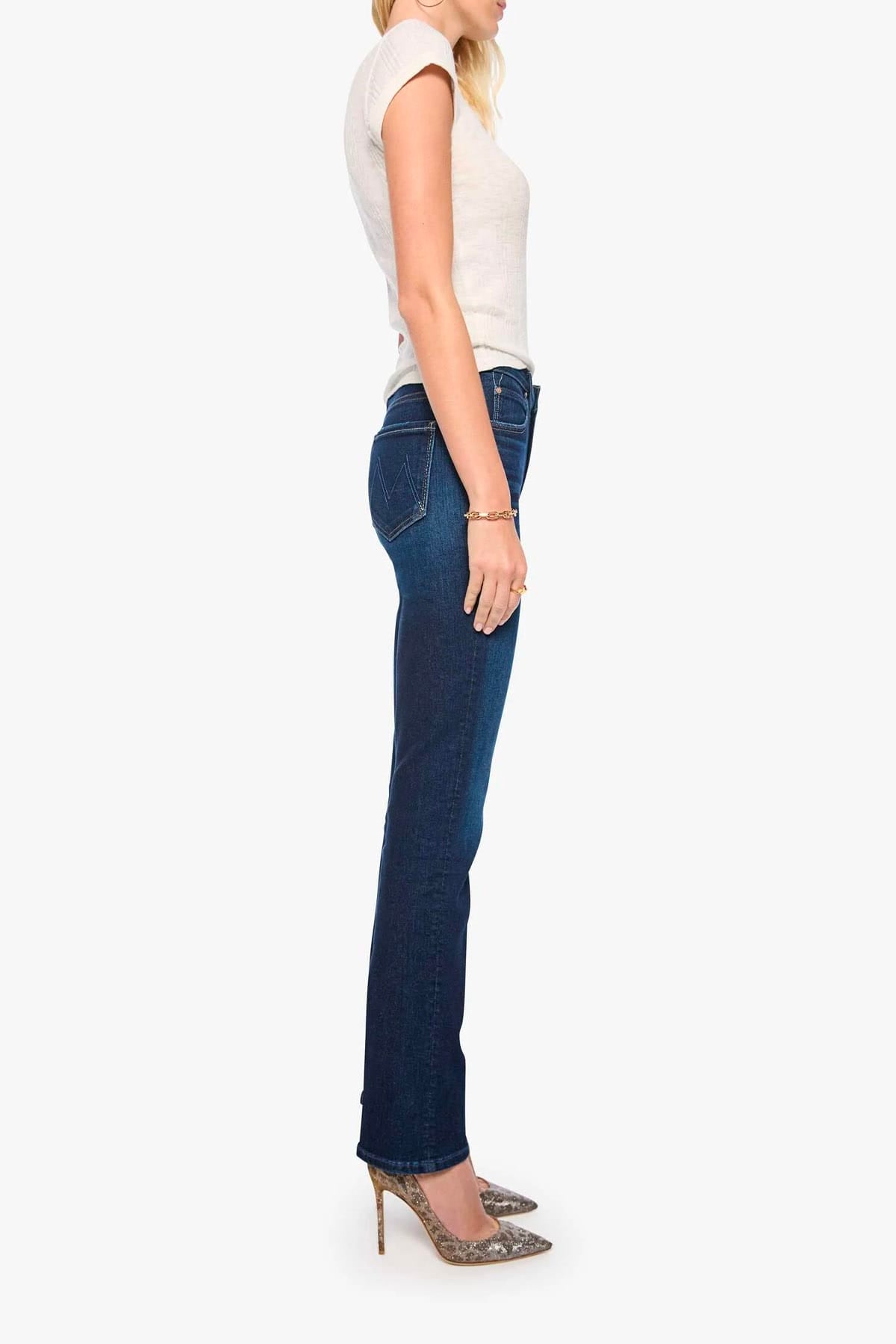 MOTHER PANTALONE IN DENIM  The rascal skimp jeans donna Mother