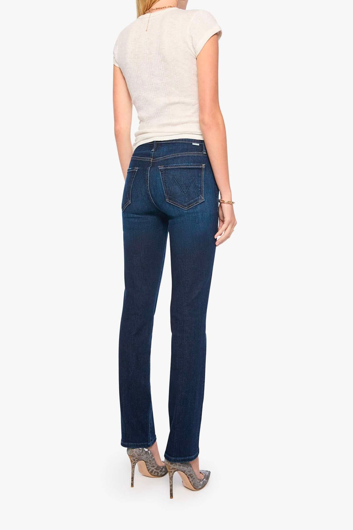MOTHER PANTALONE IN DENIM  The rascal skimp jeans donna Mother