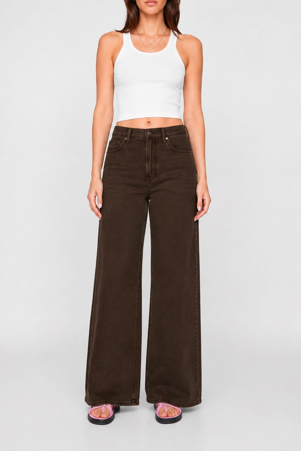 MOTHER PANTALONE IN DENIM  The undercover sneak jeans donna Mother