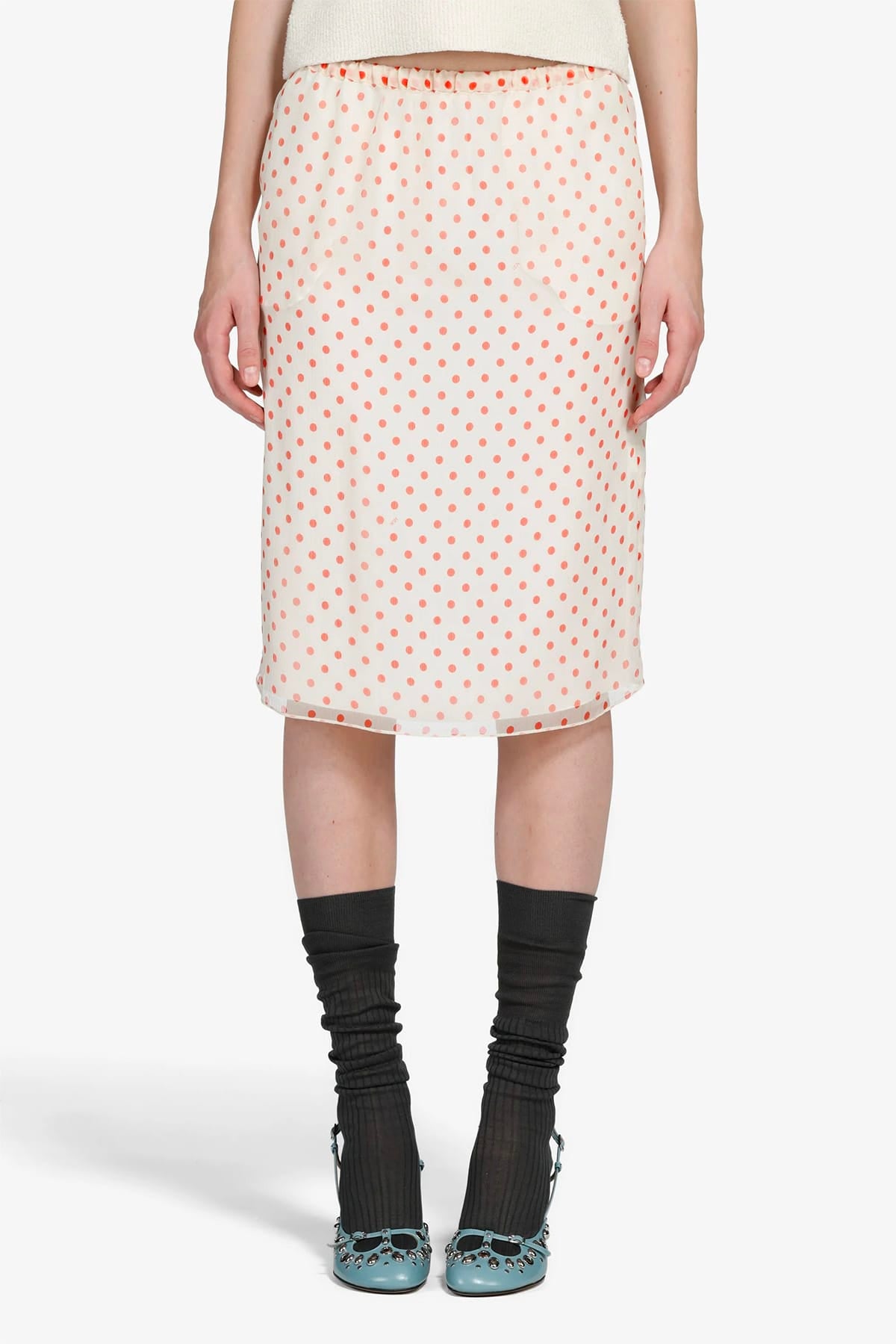 N21 GONNA  Gonna pois arancio donna N21