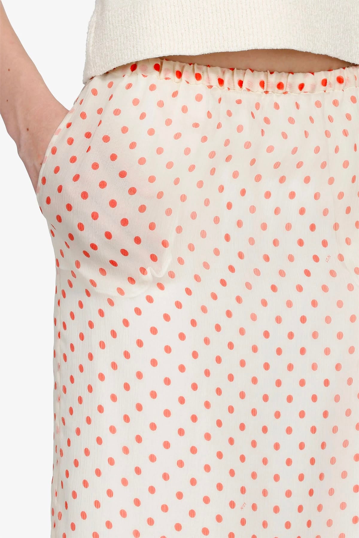 N21 GONNA  Gonna pois arancio donna N21