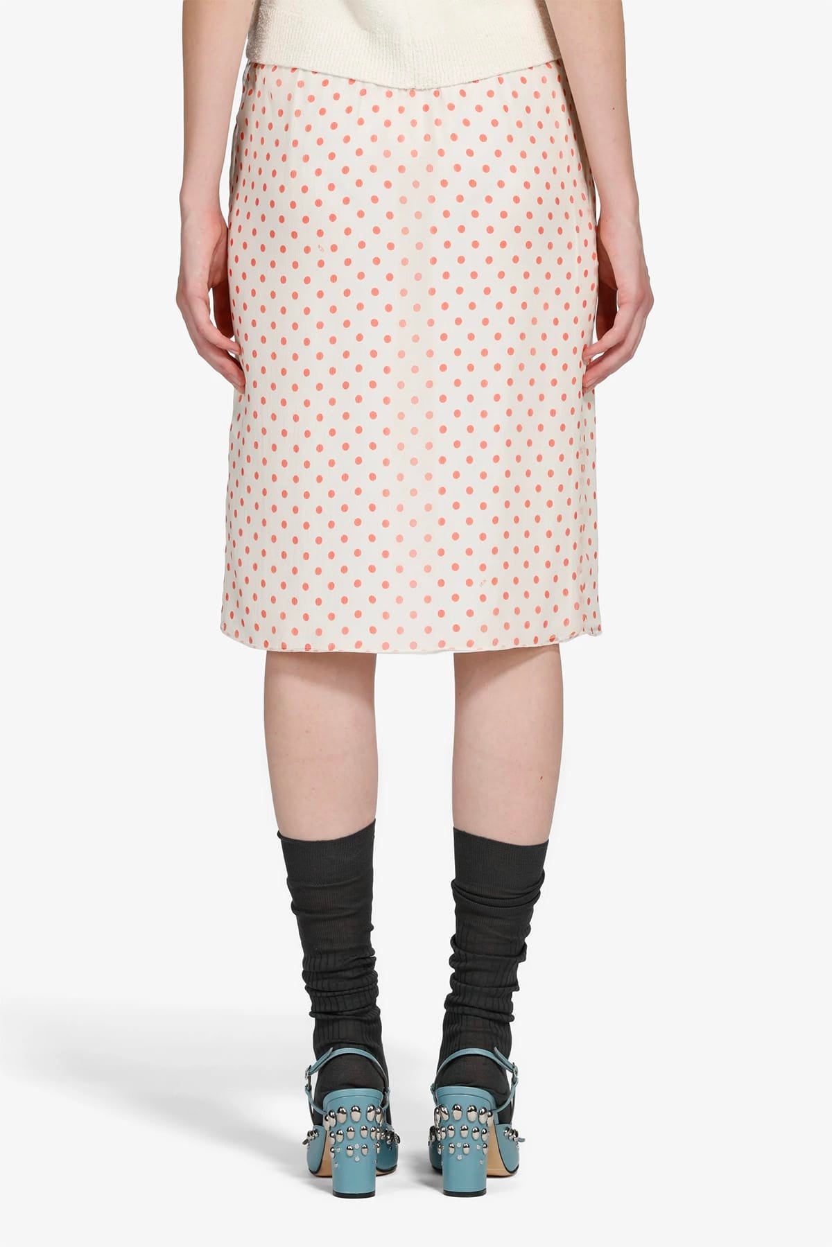 N21 GONNA  POIS ARANCIO / 36 Gonna pois arancio donna N21