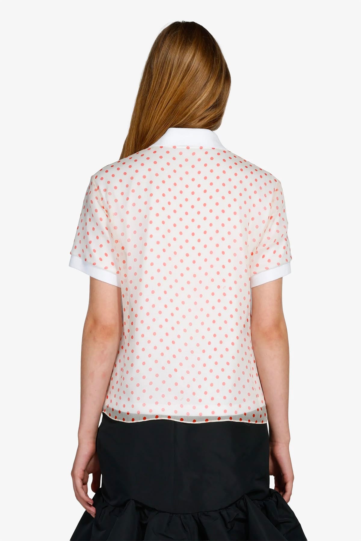 N21 GONNA  Polo pois arancio donna N21