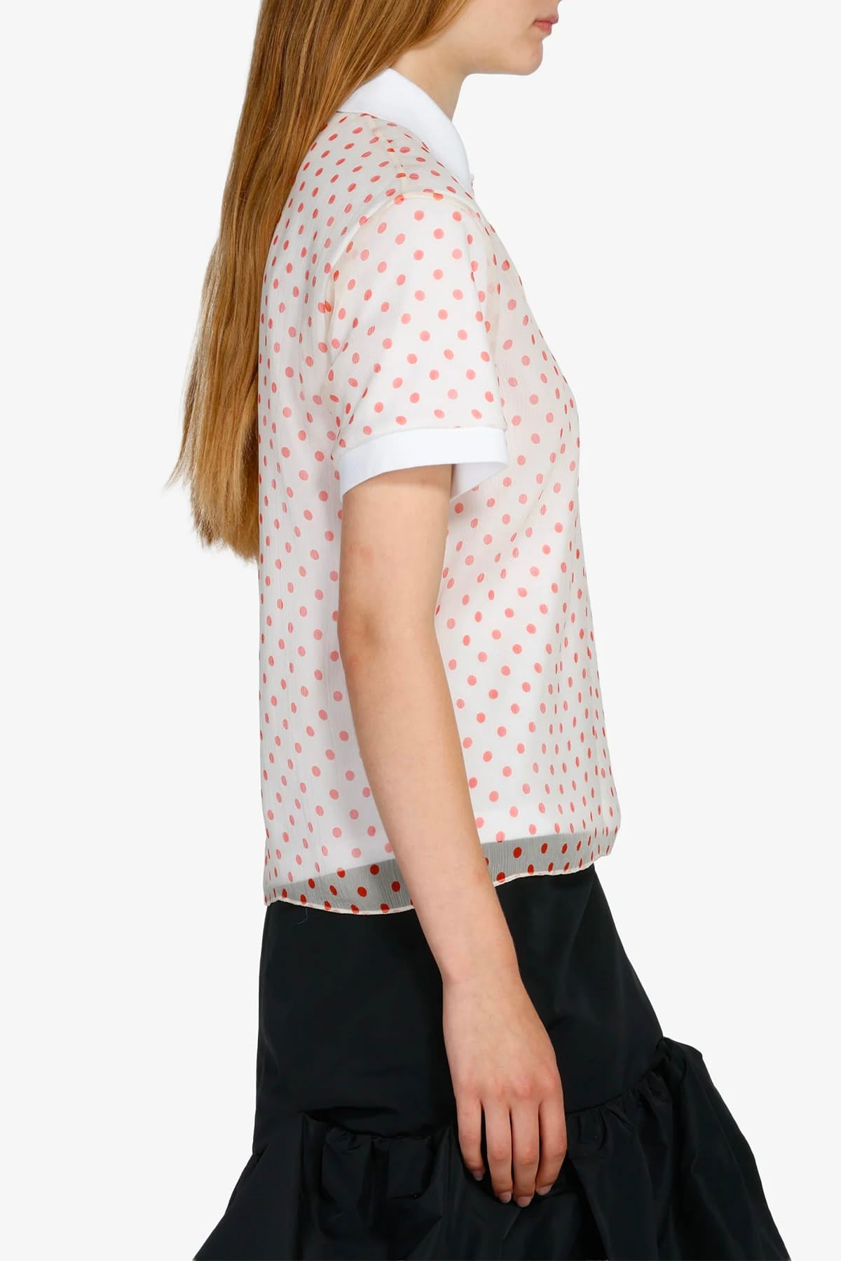 N21 GONNA  Polo pois arancio donna N21
