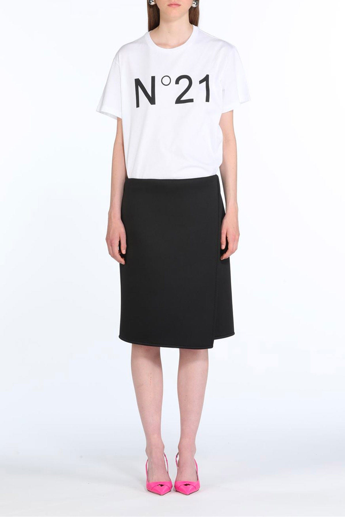 N21 T&#39;SHIRT  T-shirt con logo donna N21 F051 6328