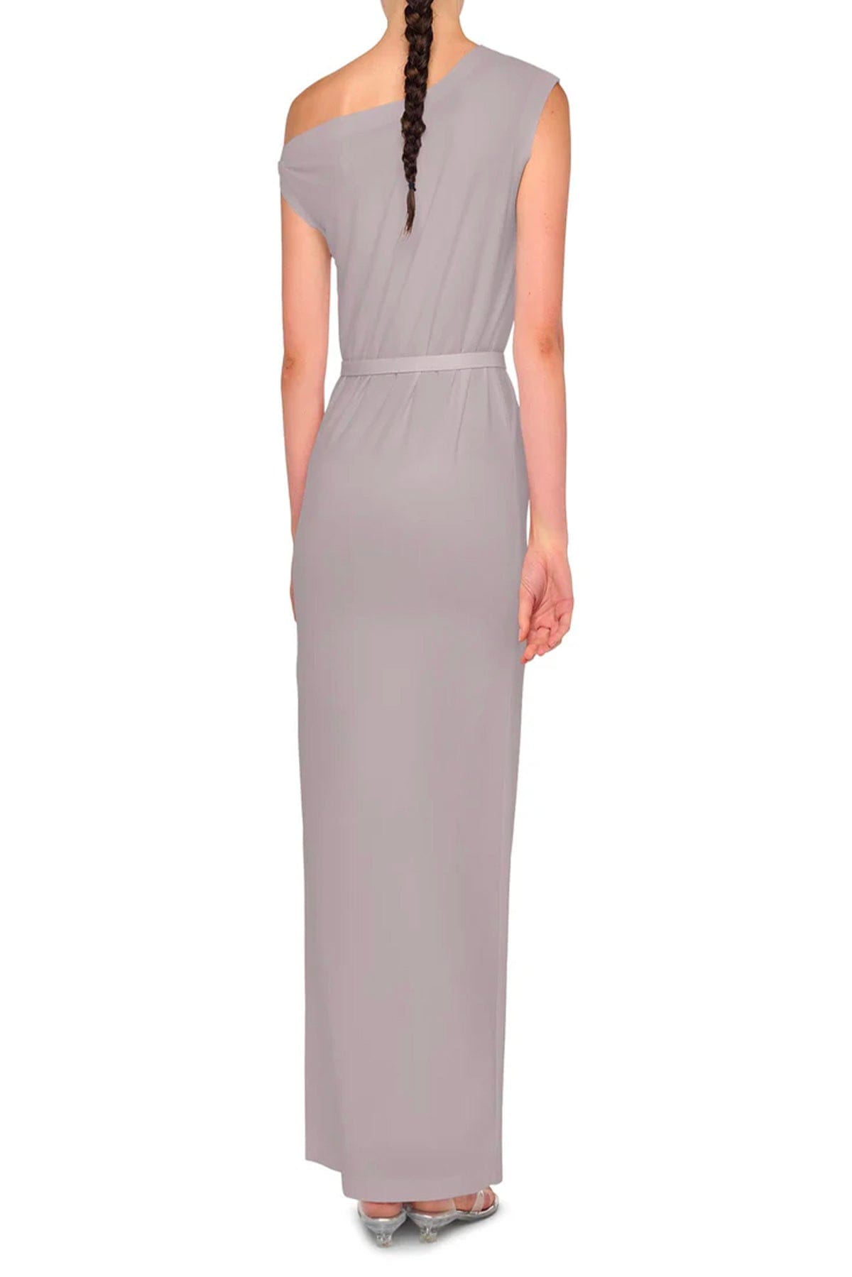 NORMA KAMALI ABITO  Abito con cintura grigio donna Norma Kamali KK4253PLT12024