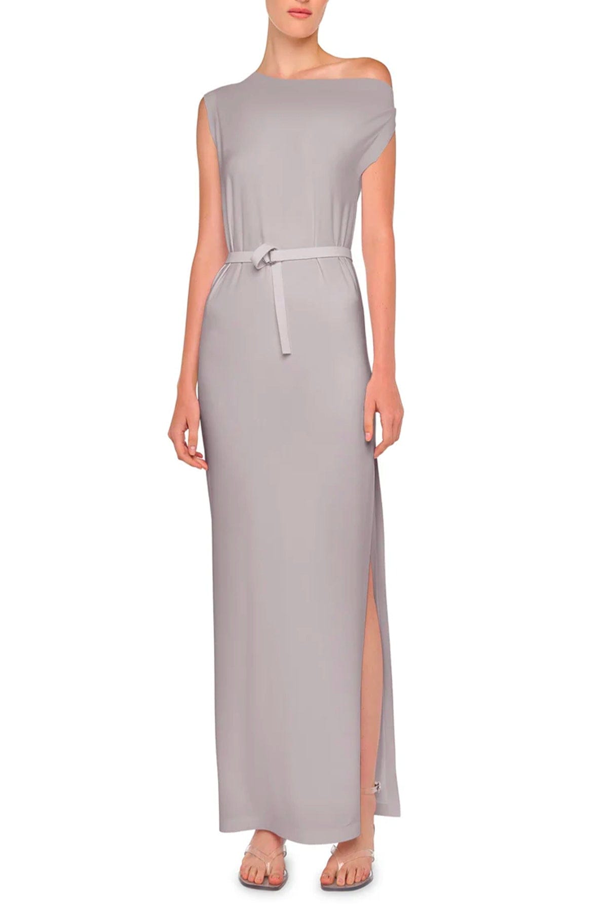 NORMA KAMALI ABITO  GRIGIO / XXS Abito con cintura grigio donna Norma Kamali KK4253PLT12024