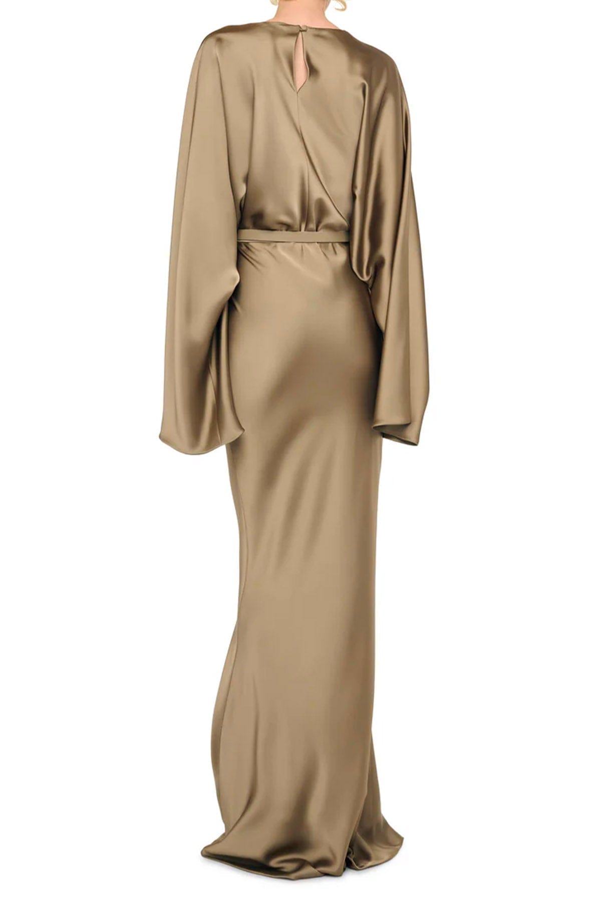 NORMA KAMALI ABITO  Reverse obie gown w ribbon sleeve Norma Kamali