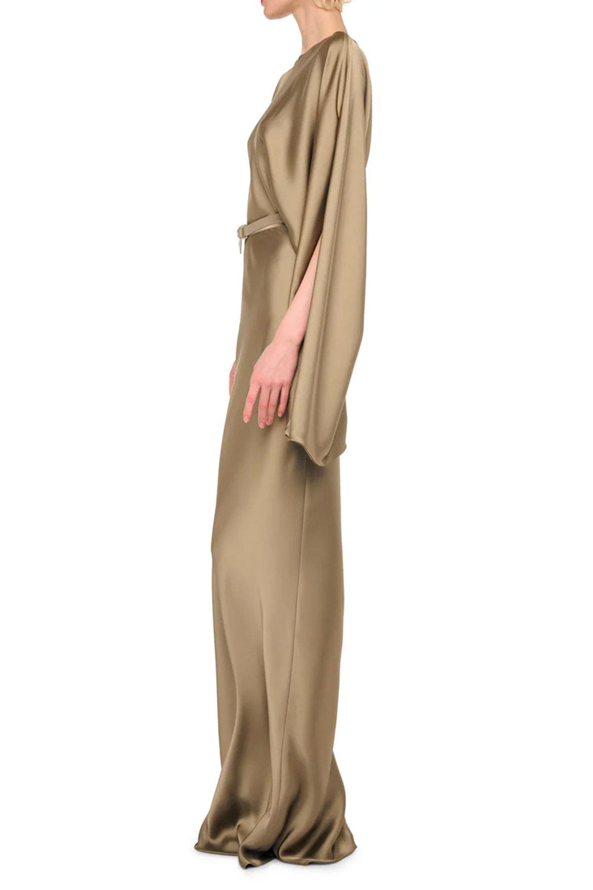 NORMA KAMALI ABITO  Reverse obie gown w ribbon sleeve Norma Kamali