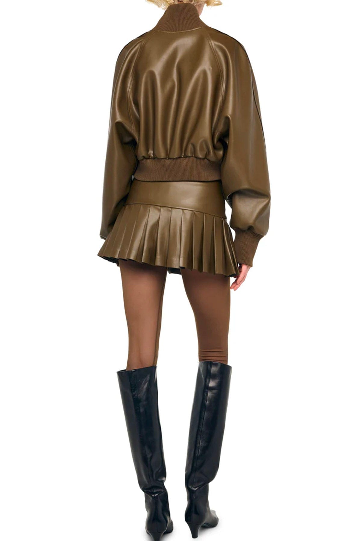 NORMA KAMALI BOMBER Oversized turtle bomber jacket to waist Norma Kamali