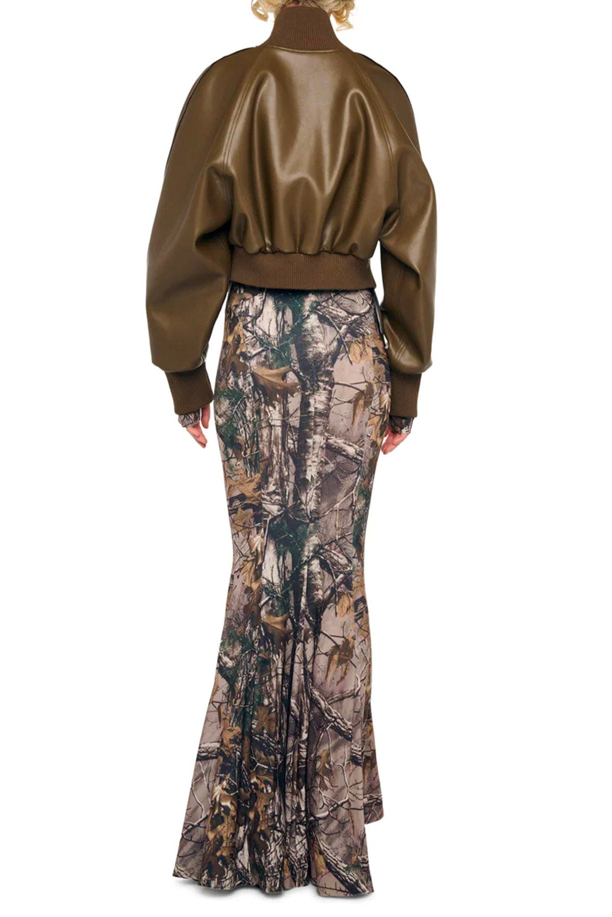 NORMA KAMALI BOMBER Oversized turtle bomber jacket to waist Norma Kamali