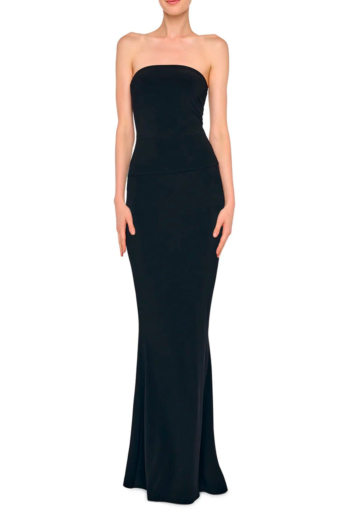 NORMA KAMALI GONNA  Gonna nera fluida Norma Kamali KK425SPLP02001