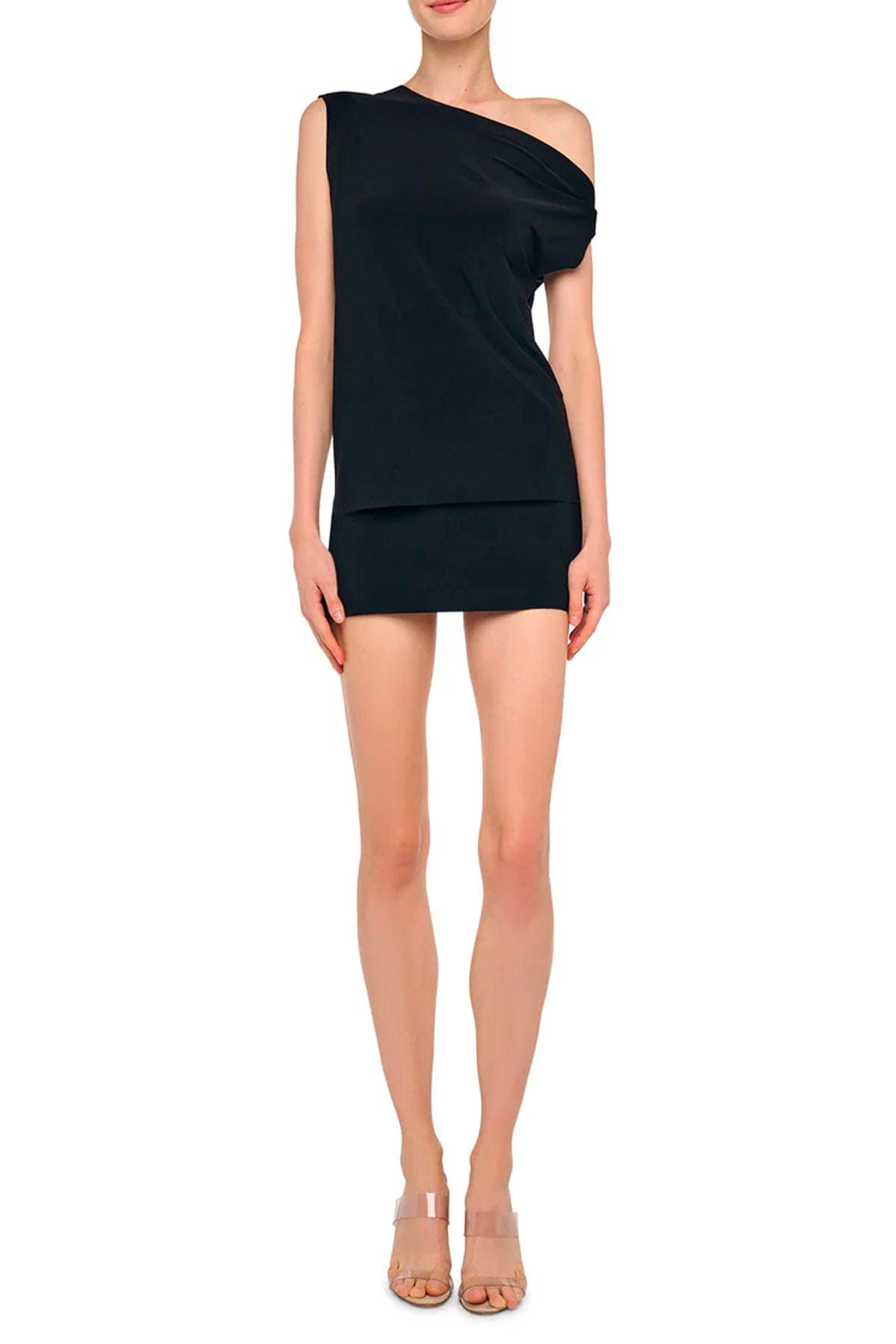 NORMA KAMALI GONNA  NERO / XXS Mini gonna nera Norma Kamali KK425SPLD86001