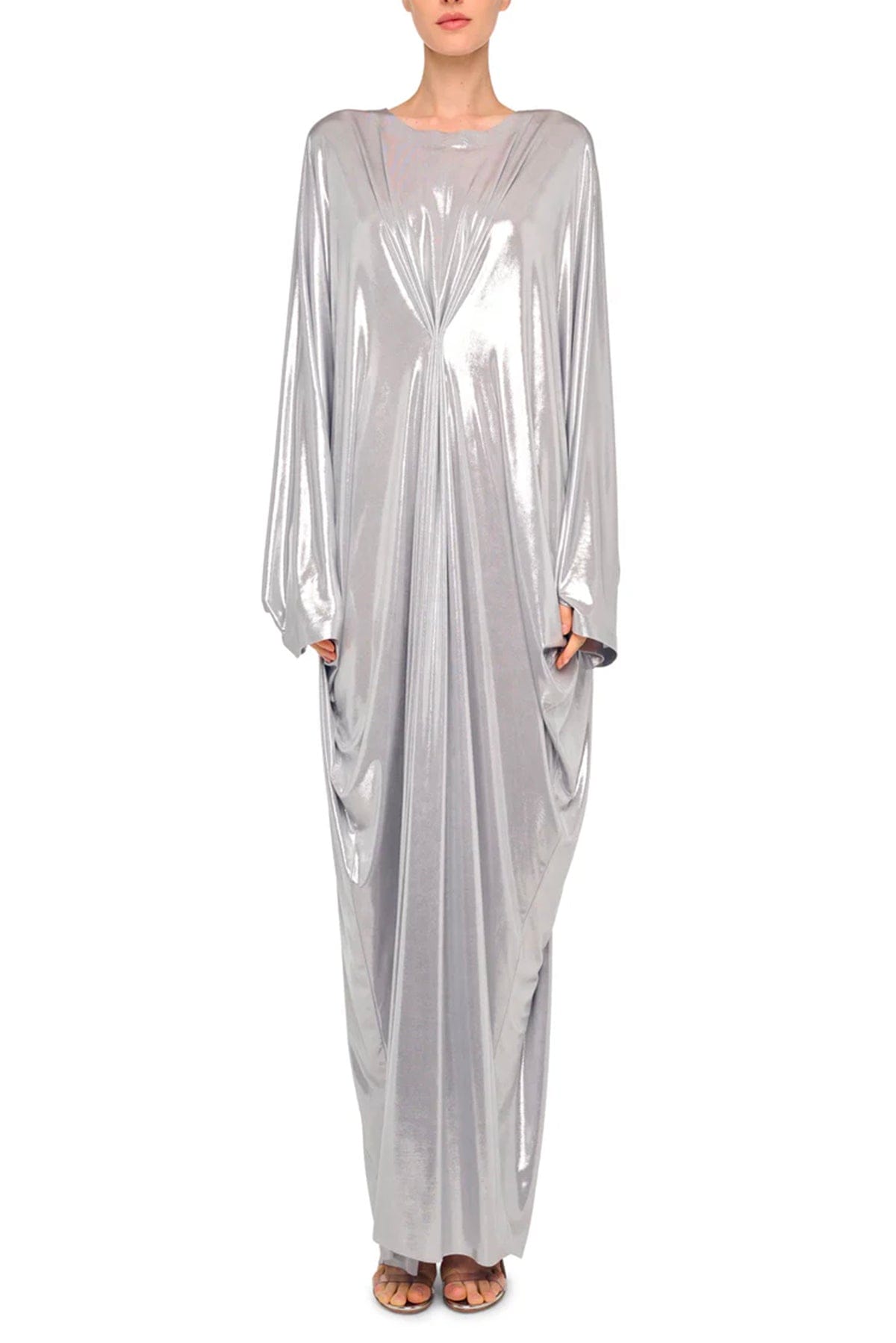 NORMA KAMALI KAFTANO ARGENTO / XS-S Kaftano argento donna Norma Kamali ST1263LMT49058