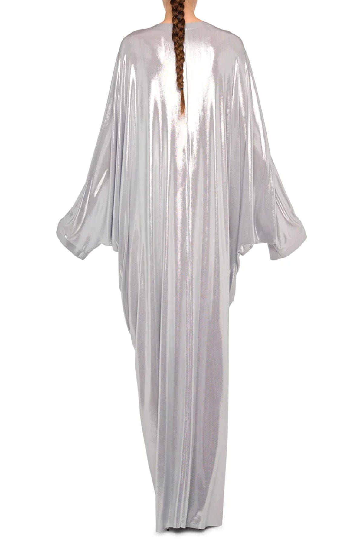 NORMA KAMALI KAFTANO Kaftano argento donna Norma Kamali ST1263LMT49058