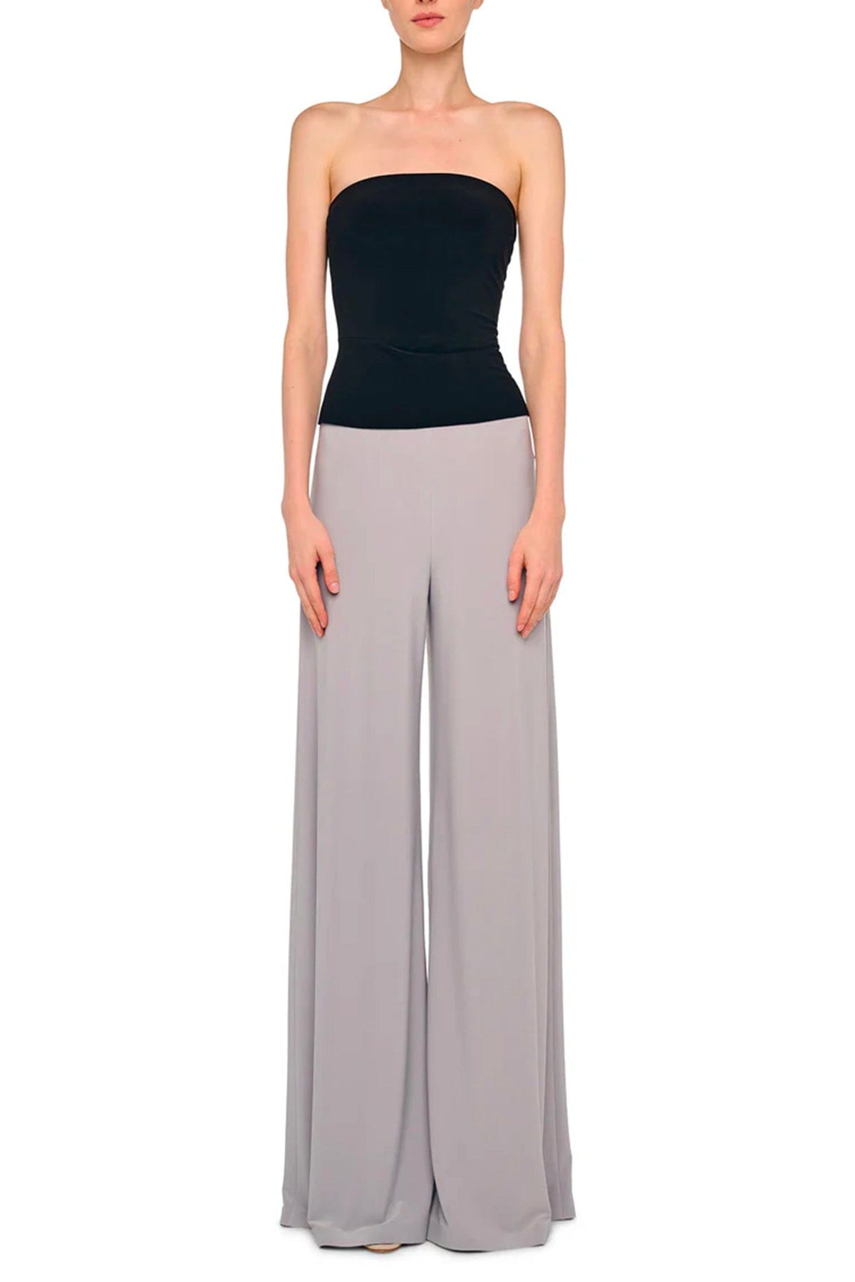 NORMA KAMALI PANTALONE LUNGO  Pantalon grigi fluidi donna Norma Kamali KK4257PLT21024