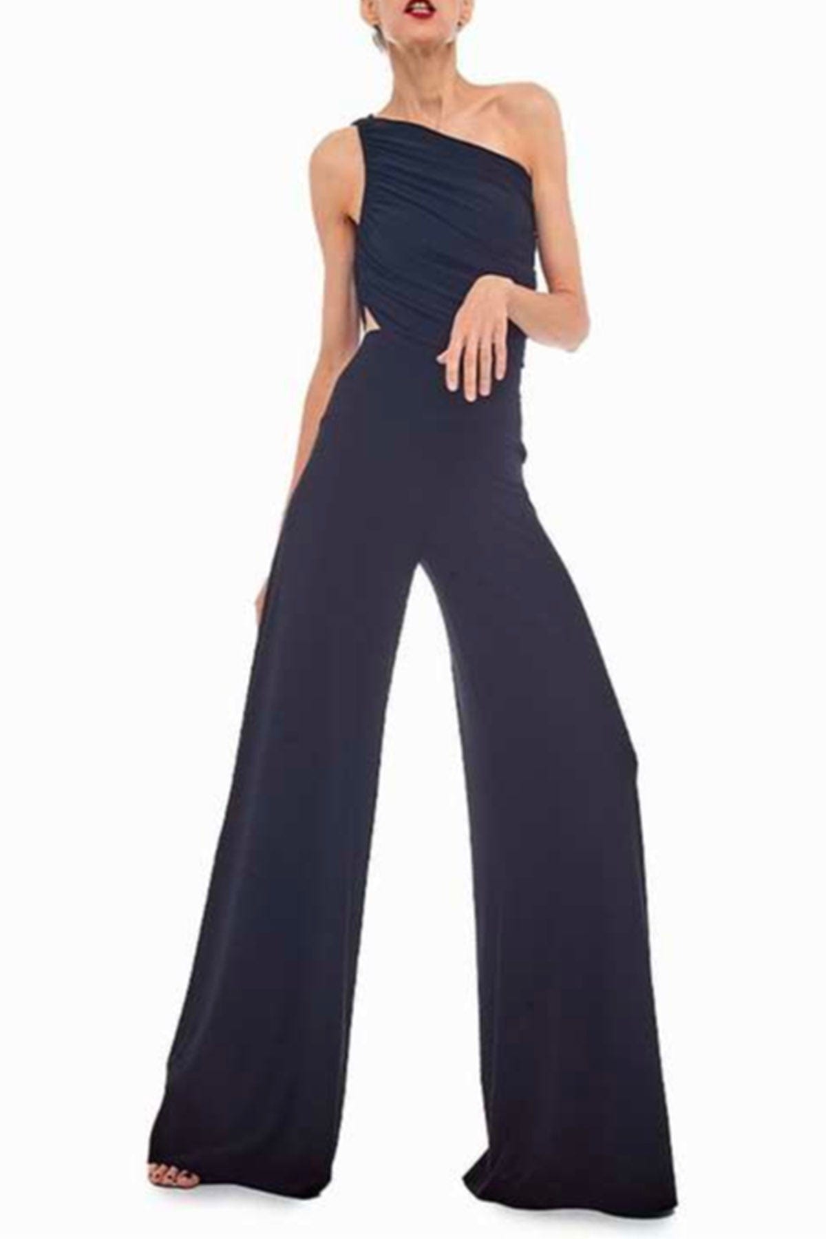 NORMA KAMALI PANTALONE LUNGO  Pantaloni elephant pant Norma Kamali donna nero