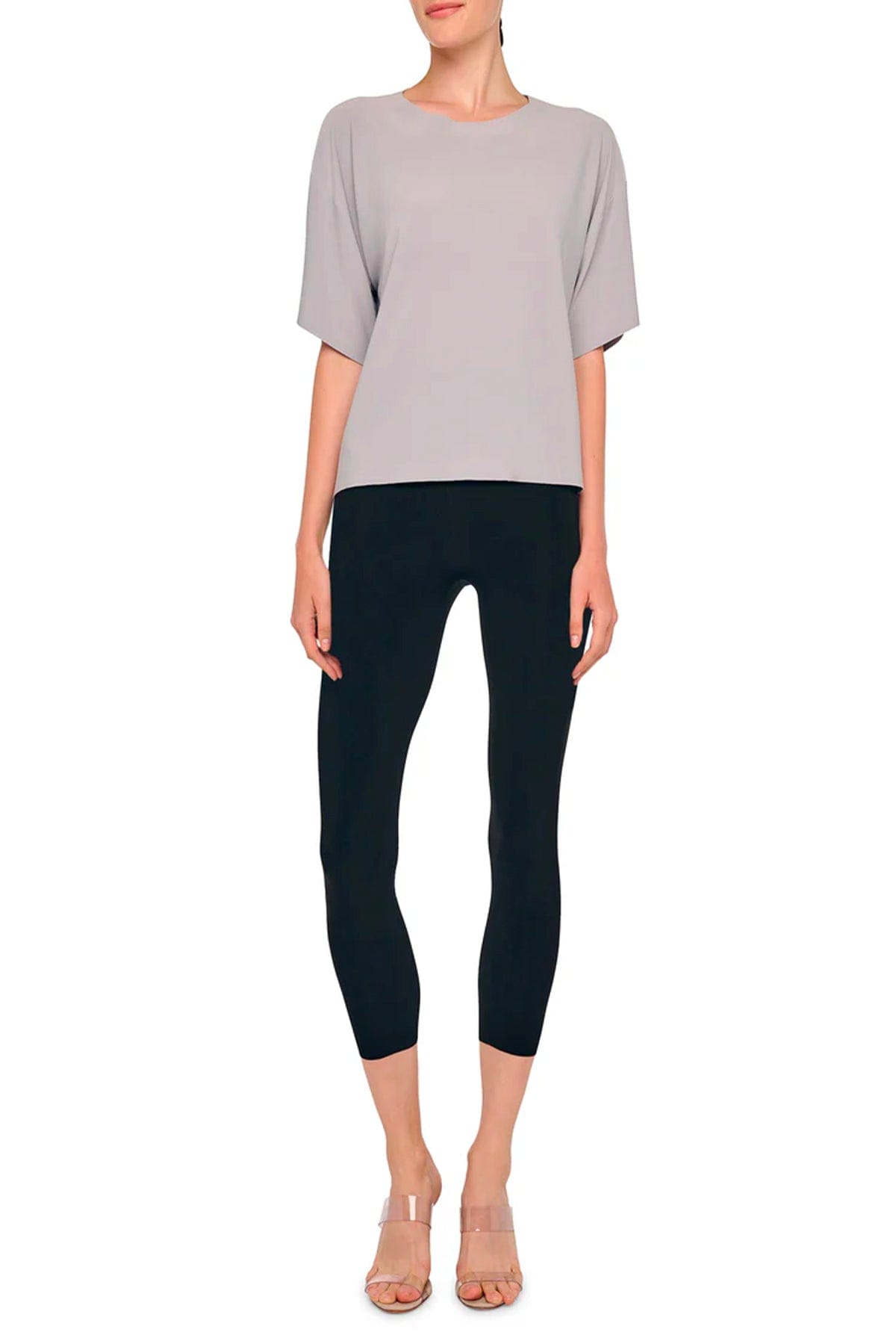 NORMA KAMALI T'SHIRT  Blusa grigia donna Norma Kamali KK4256PLT05024